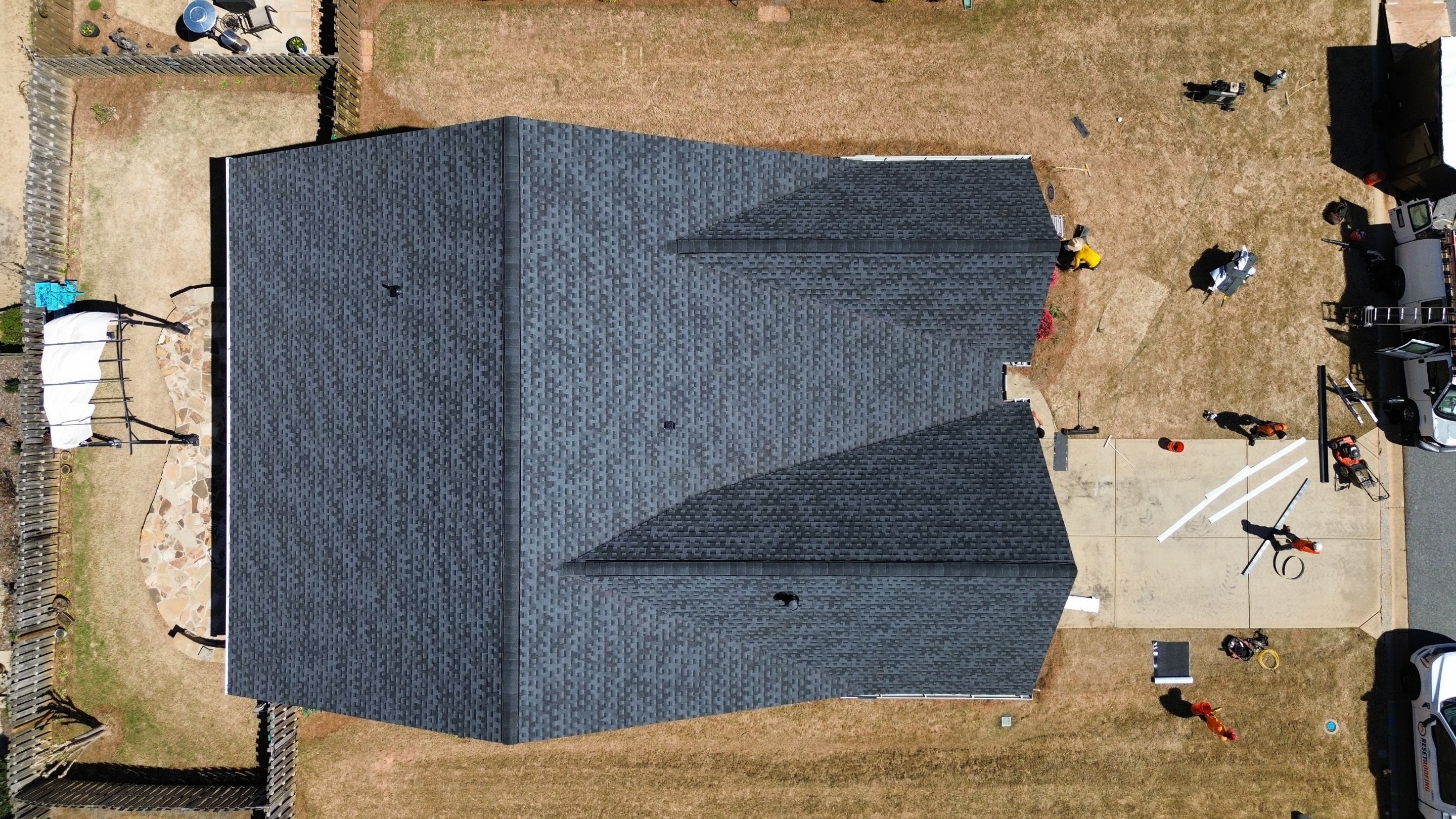 Cumming, GA Roof Replacement GAF Timberline HDZ Charcoal by Reset Roofing