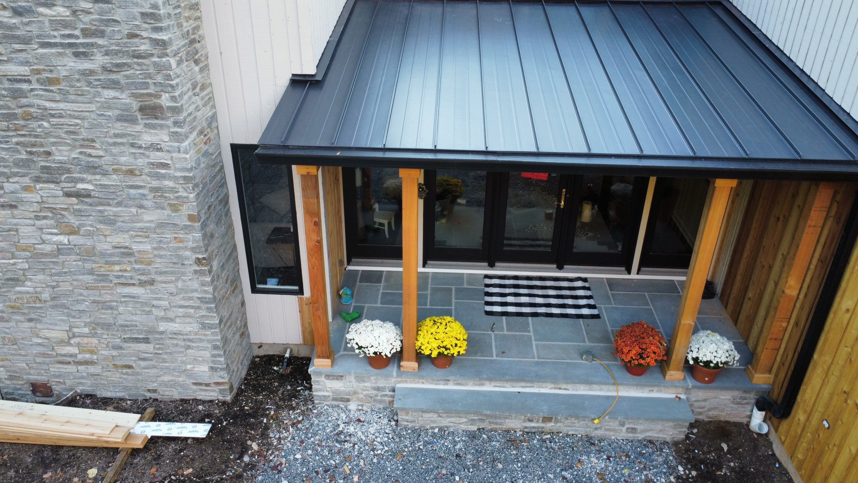Standing Seam Metal Roof using Aluminum 032GA by CMNG LLC