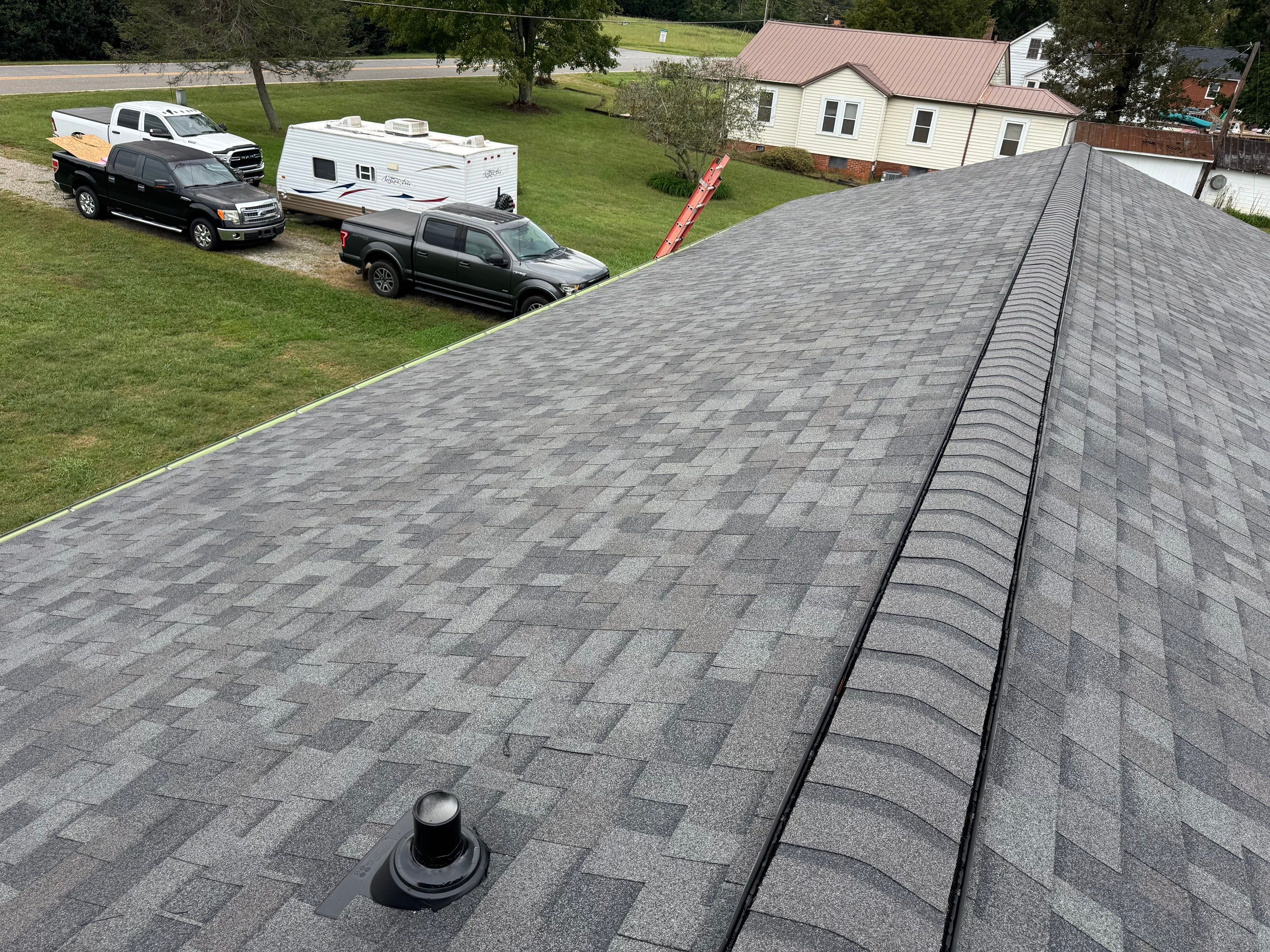 Project in Vale, Nc by Tims Roof Contactors Llc 