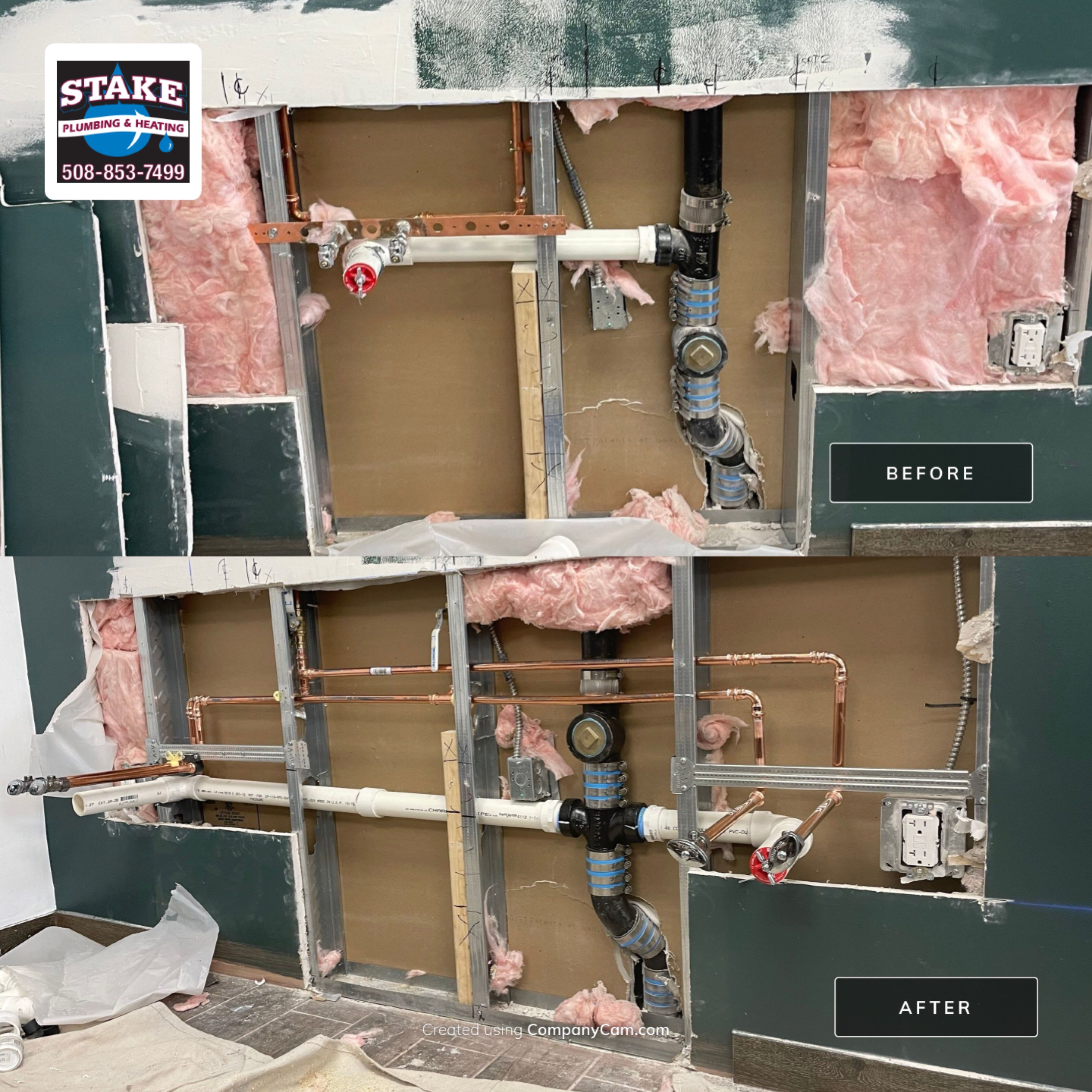 Hair Washing Sink Installation by Stake Plumbing and Heating