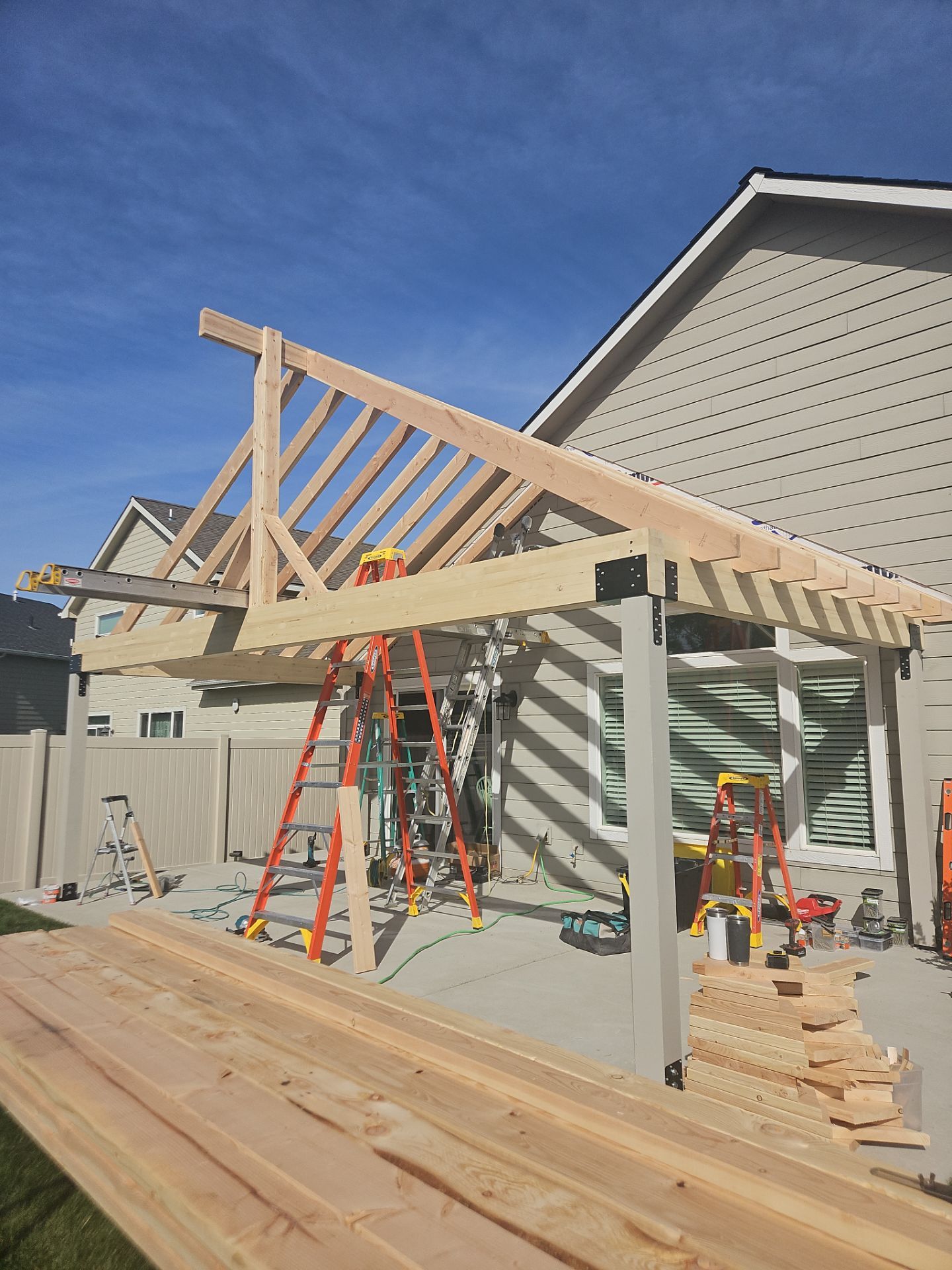 Customer requested Porch Cover by Painter1 Inland Northwest