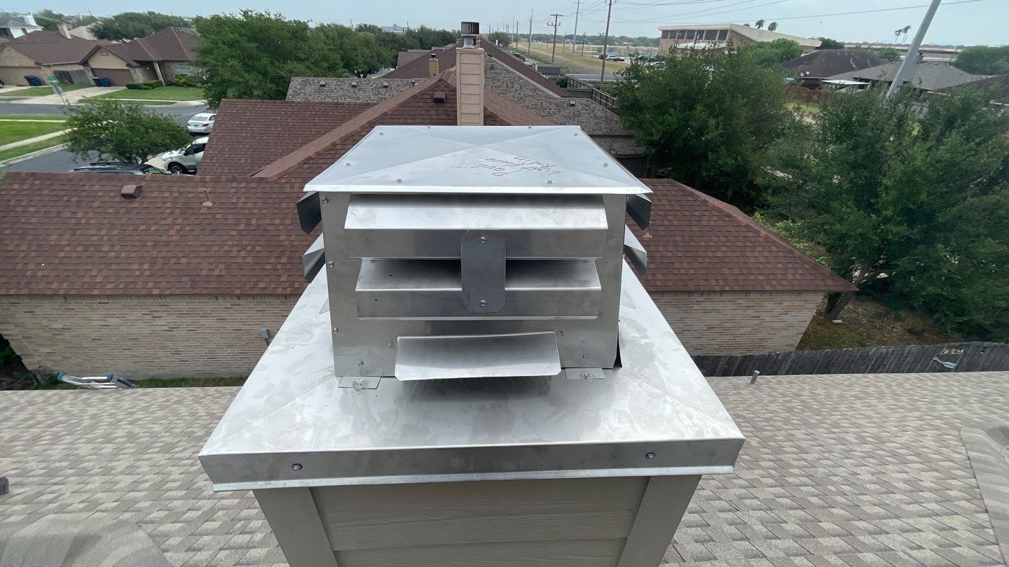 Chimney Cap Replacement by Lighthouse Roofing