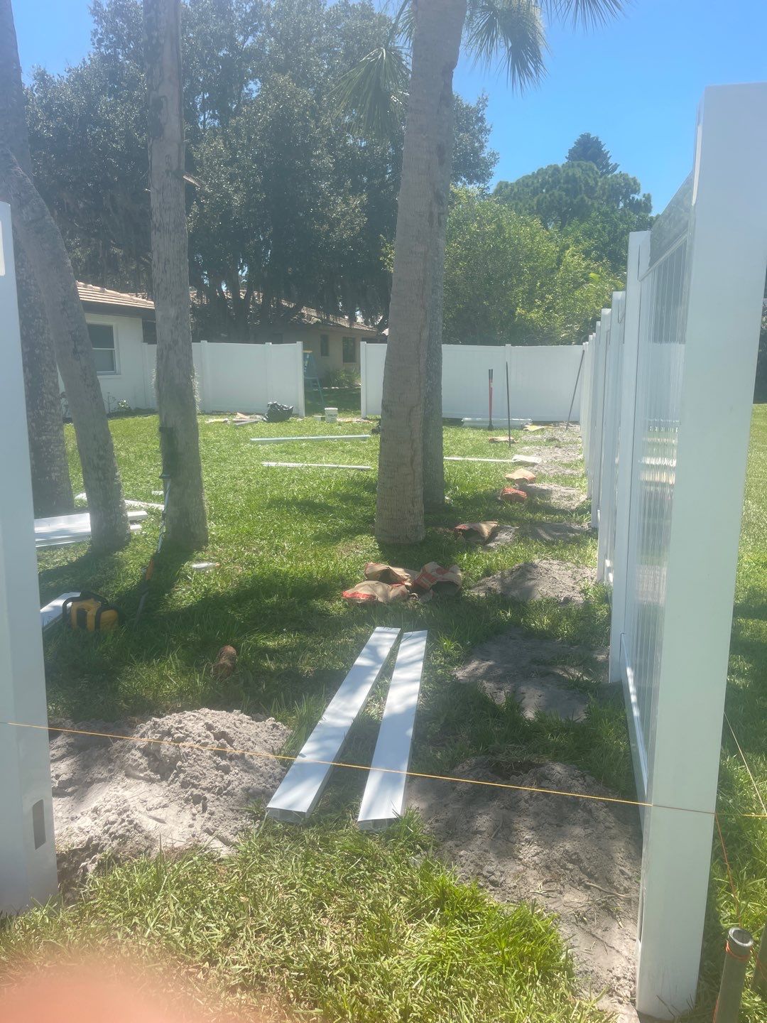 Nokomis, FL 6ft. Tall White Vinyl Privacy Fence by Asap fence and gates, LLC