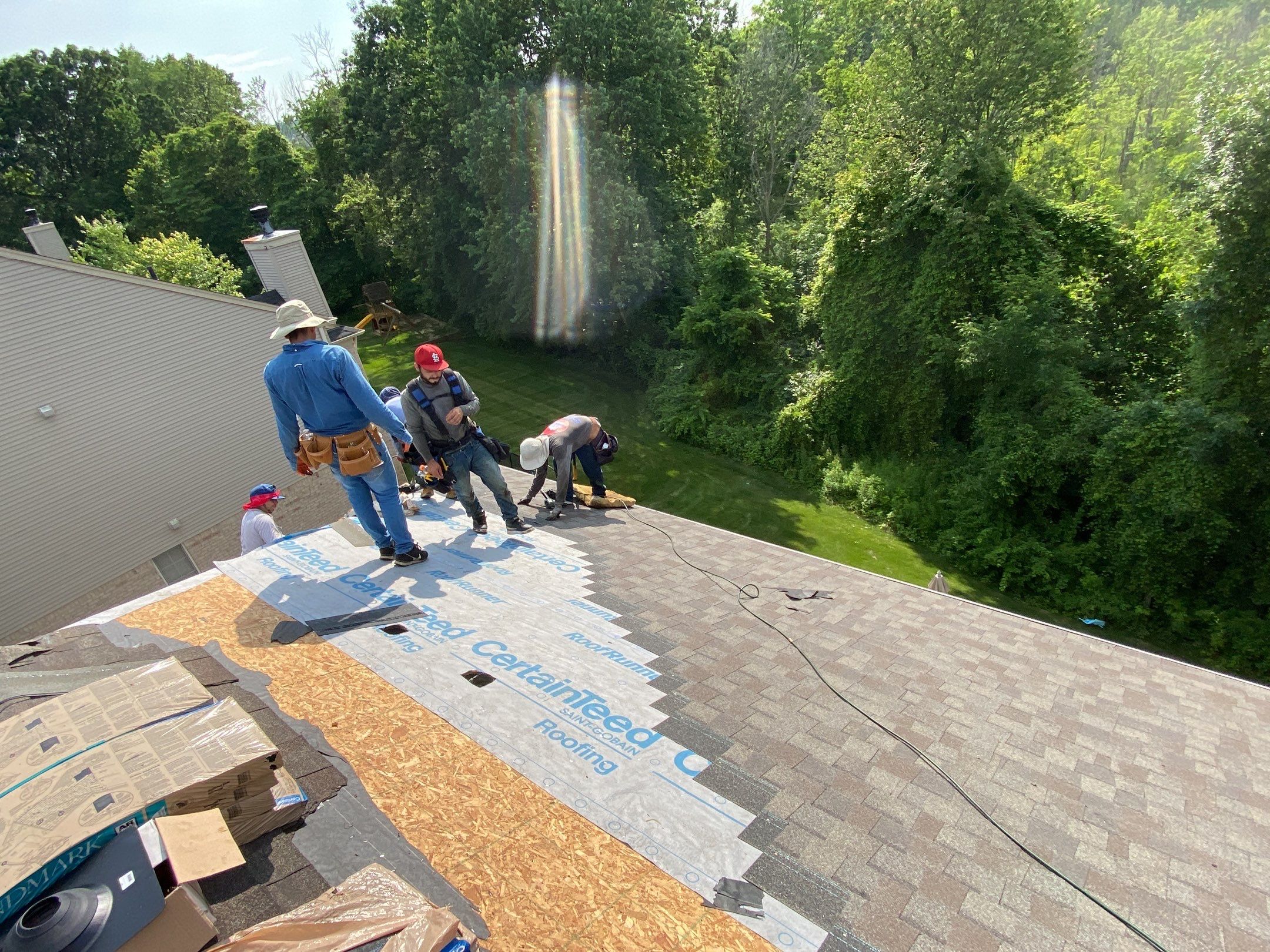 Roof Replacement using CertainTeed Landmark by 180 Contractors