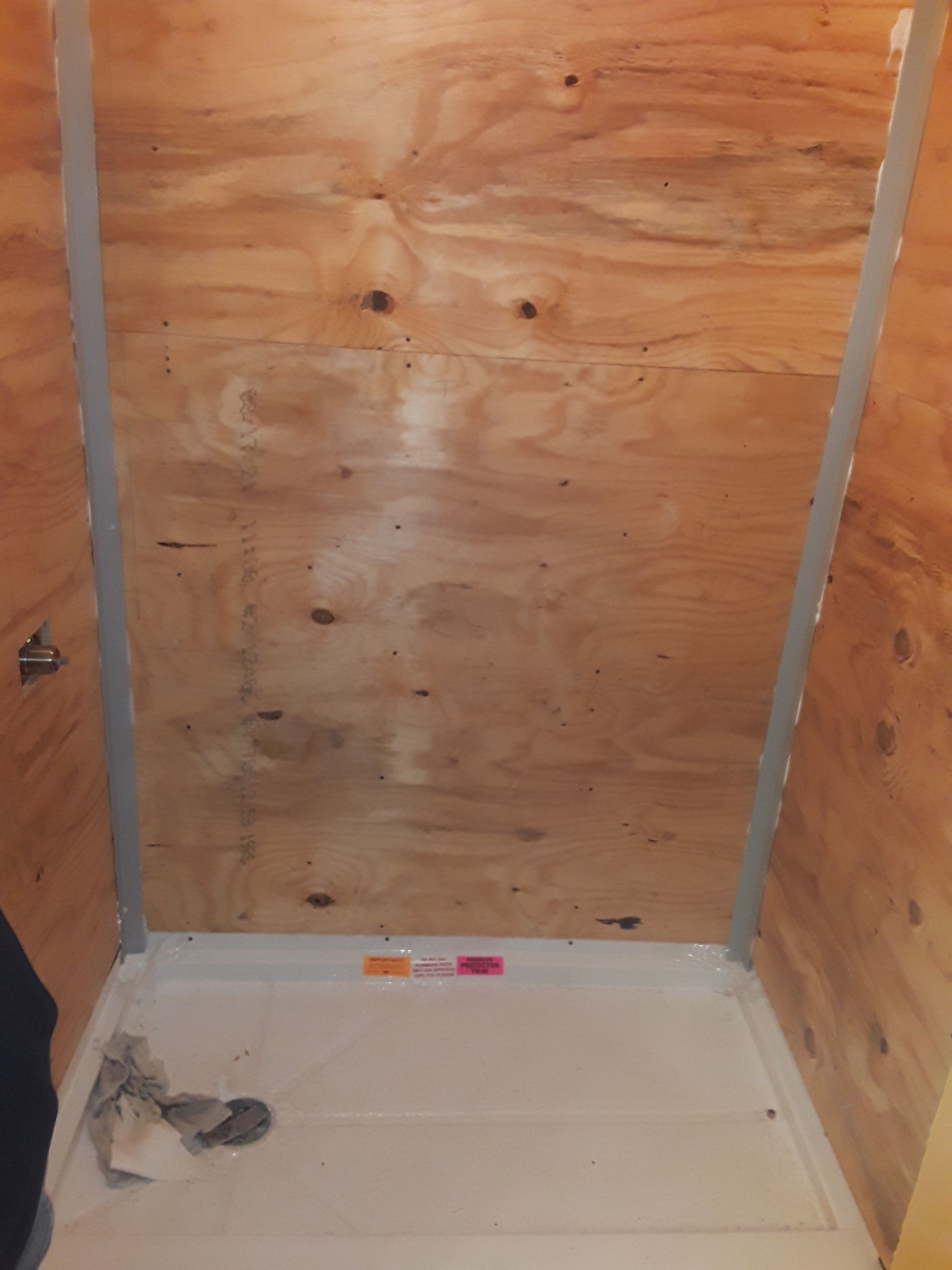 Tub to Shower Conversion using BCI Acrylic Shower System by Secure Construction Company Inc