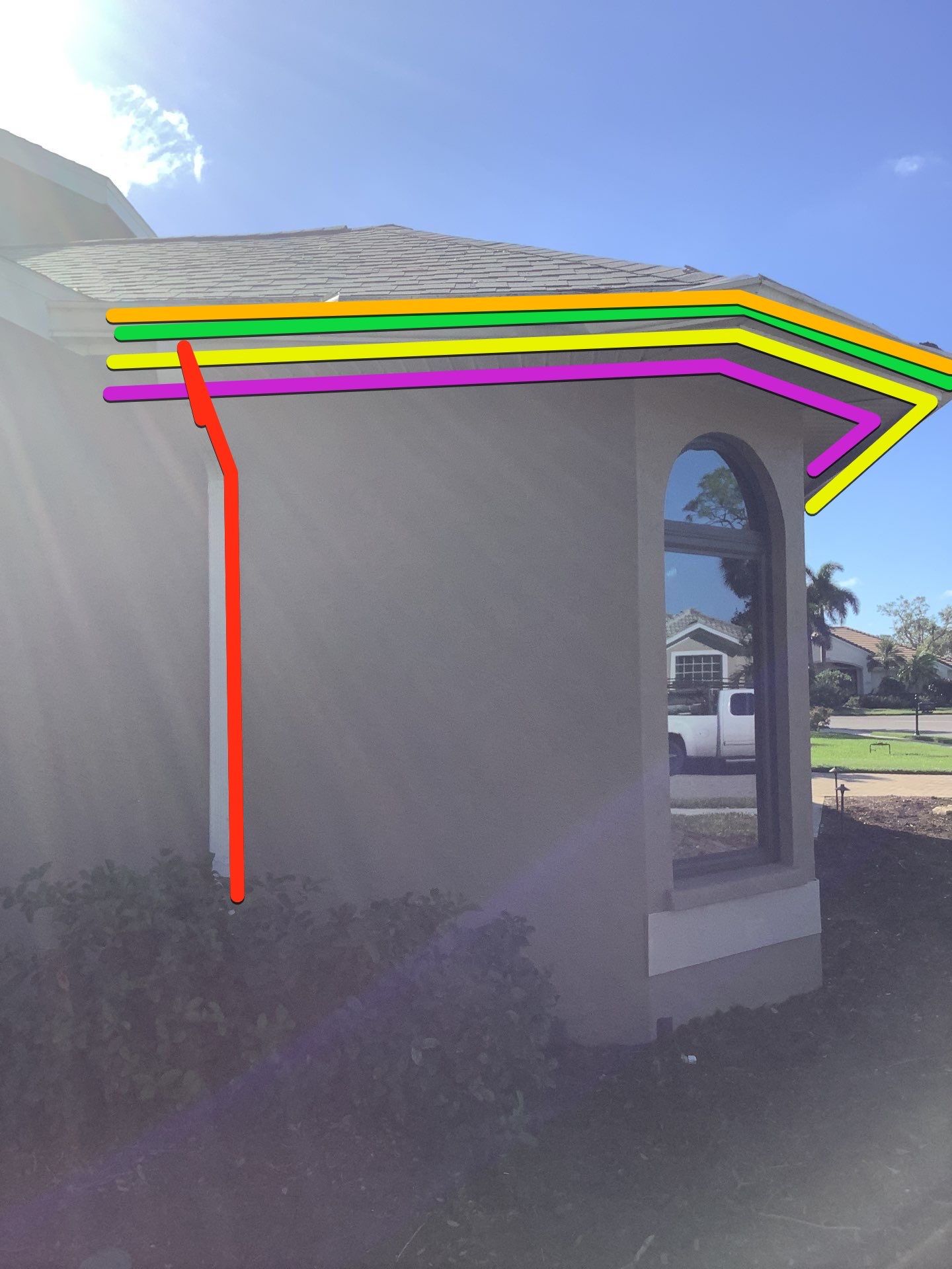 Black Seamless Gutters in Sarasota FL by Gutter Professors