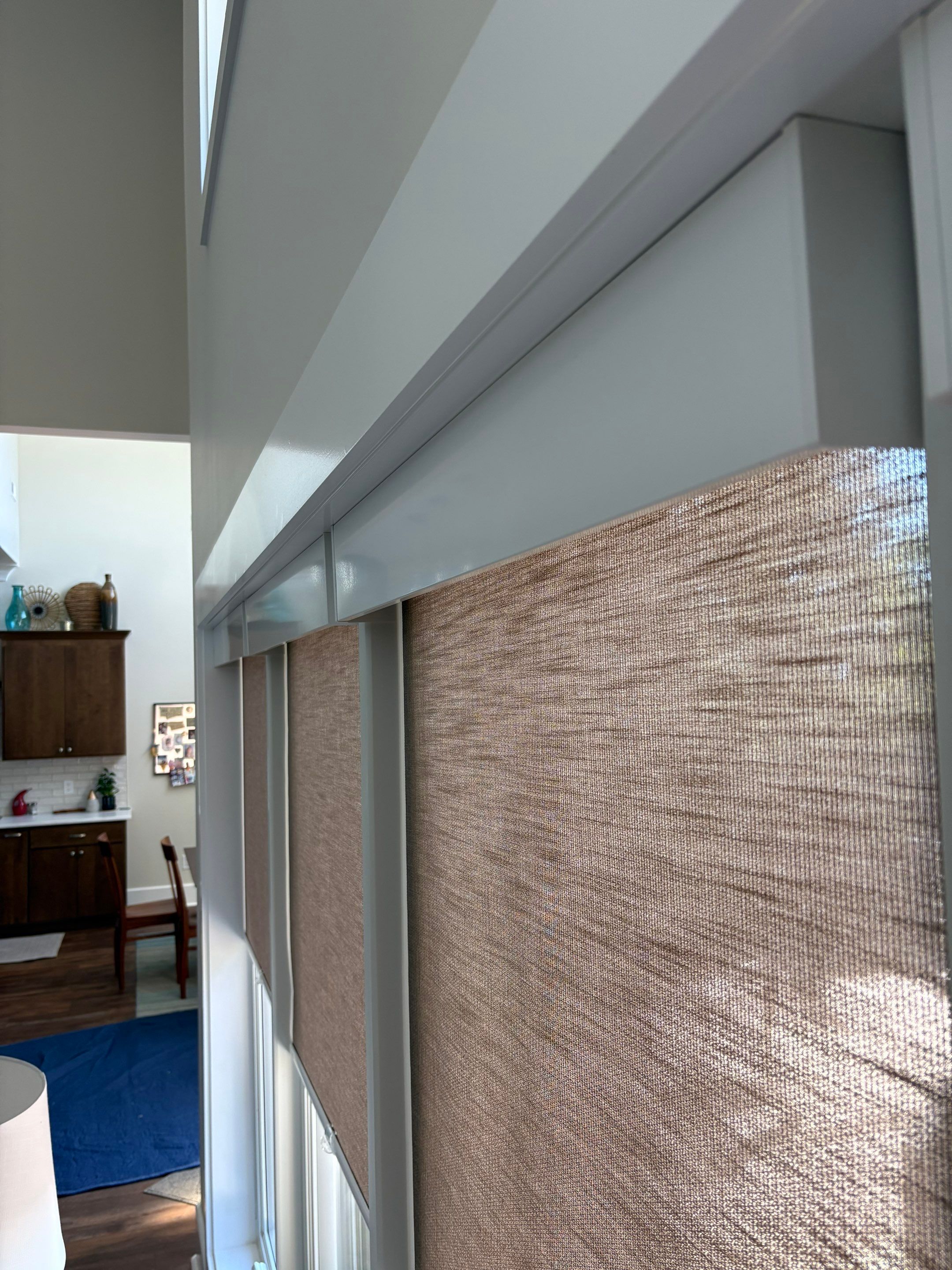 Solar Screen Roller Shade Project in Huntsville by Blinds and Borders