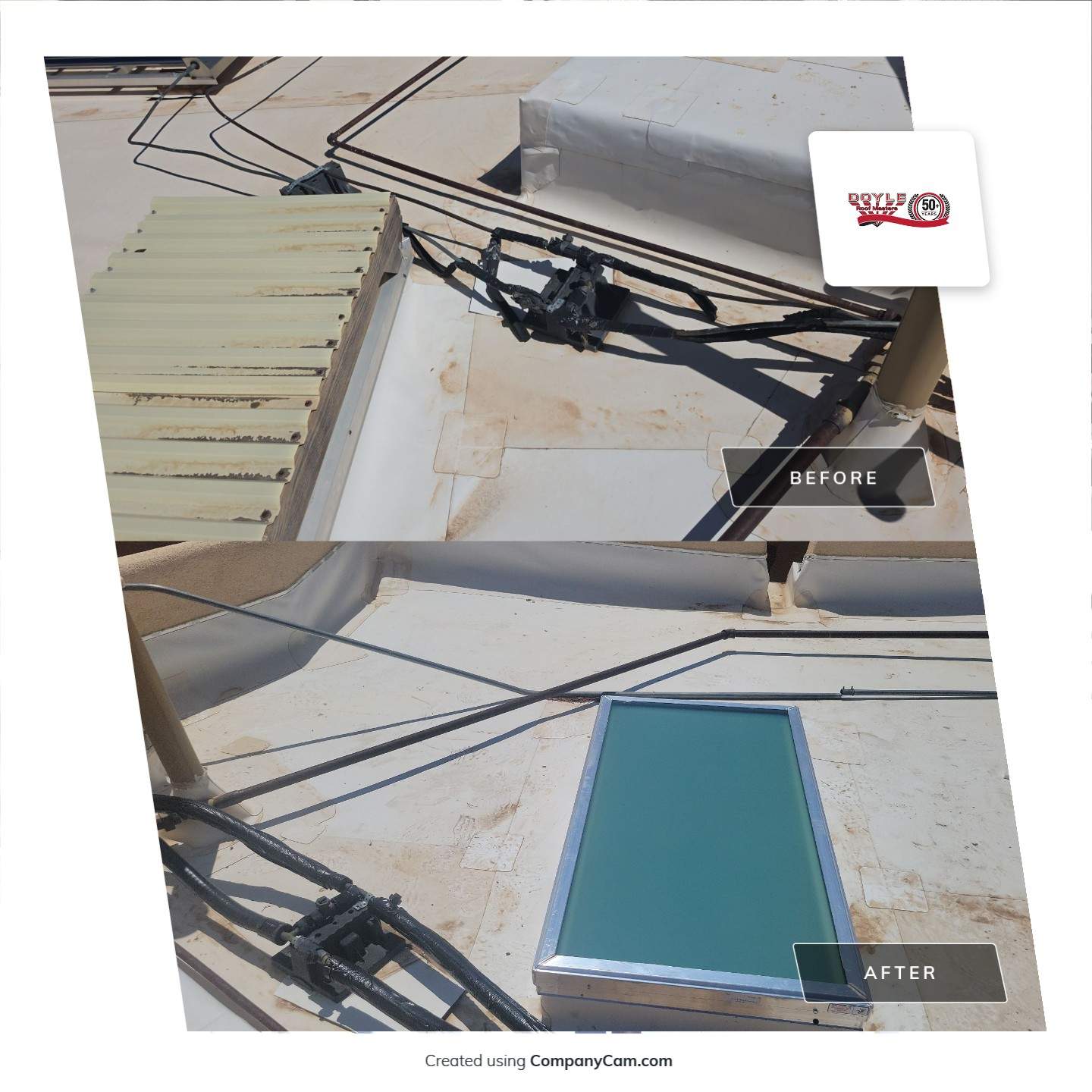 Low-e Glass Skylight Installation in Rio Rancho by Doyle Roof Masters Inc