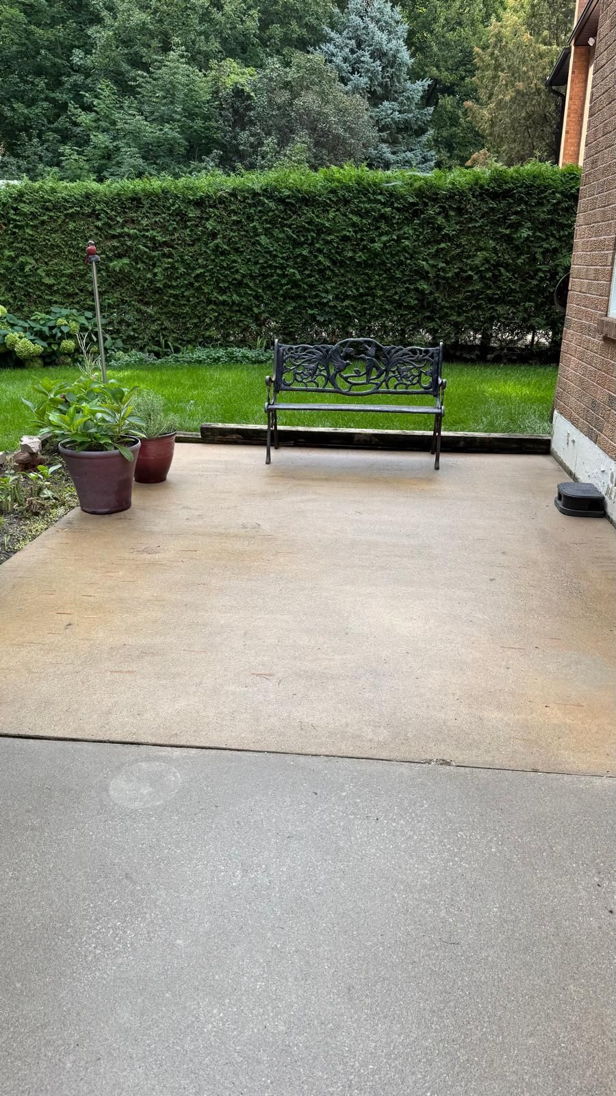 Residential Concrete Sidewalk Installation and Patio Power Washing in Maple by GTA HOME PAINTING