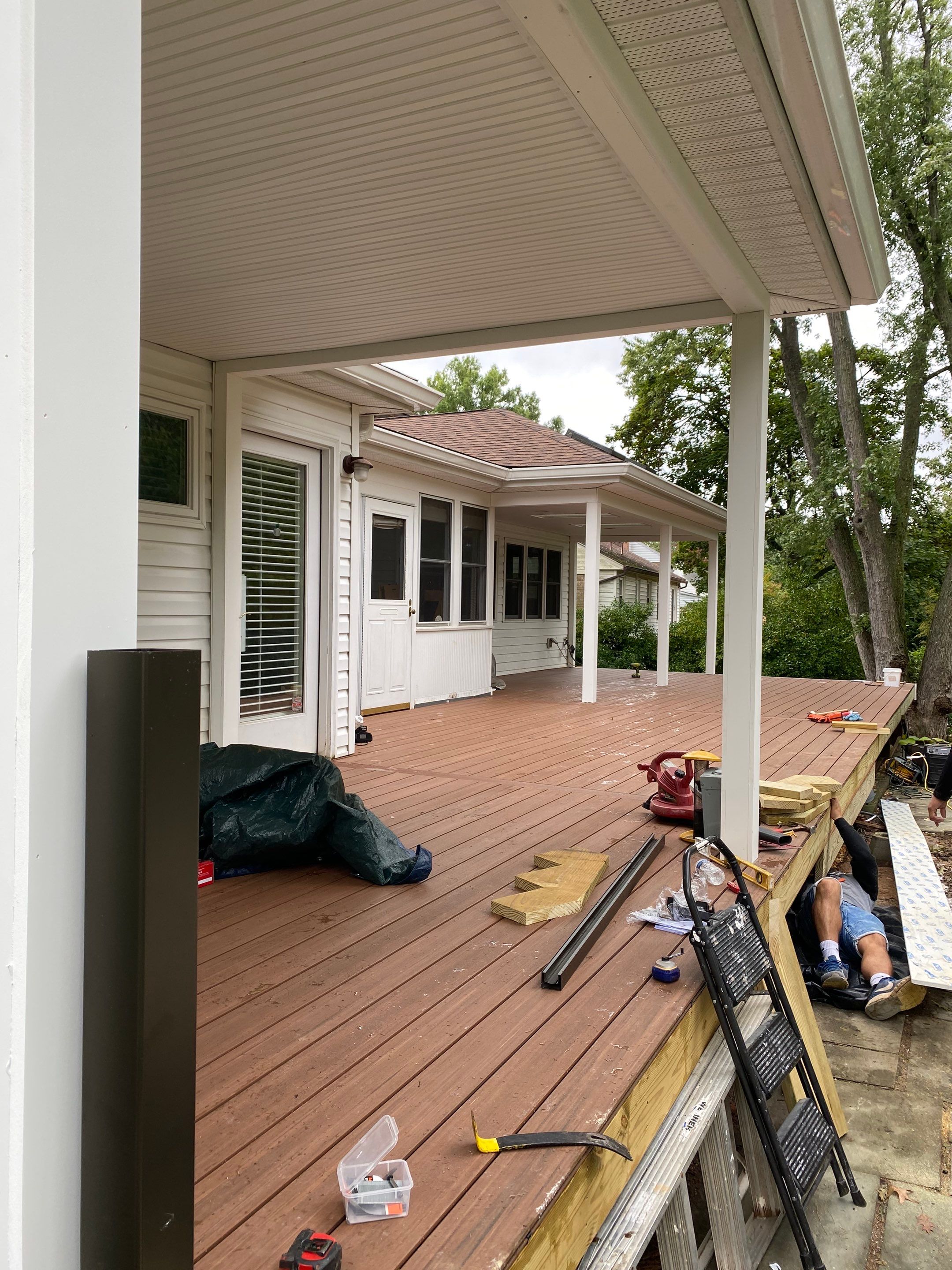 Deck Transformation using Timbertech & Azek by The Smet Companies, LLC