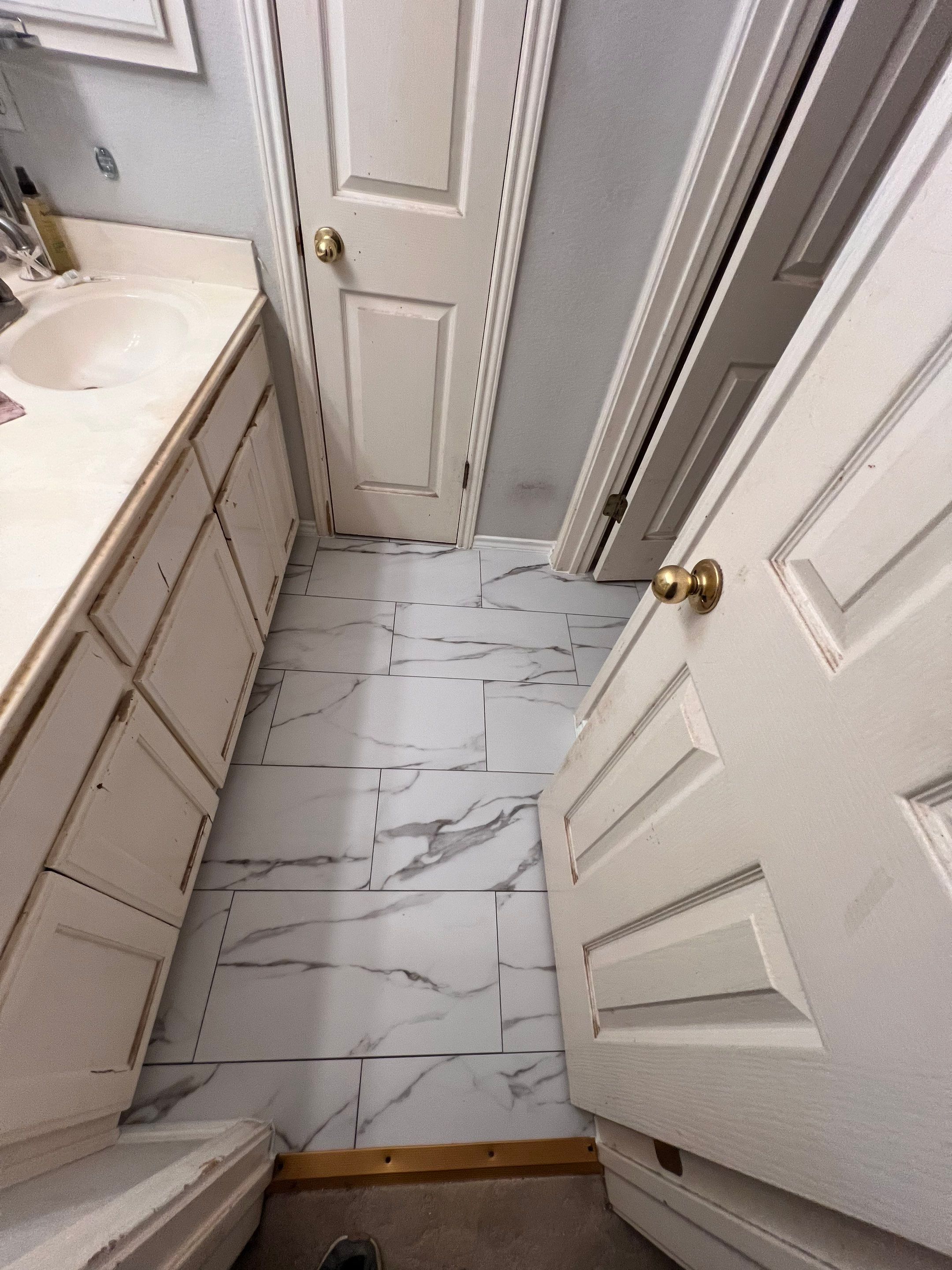 Tub to Walk in Shower and new Flooring in Austin, 78732 by Lane Lauritsen - The Hill Country, Texas