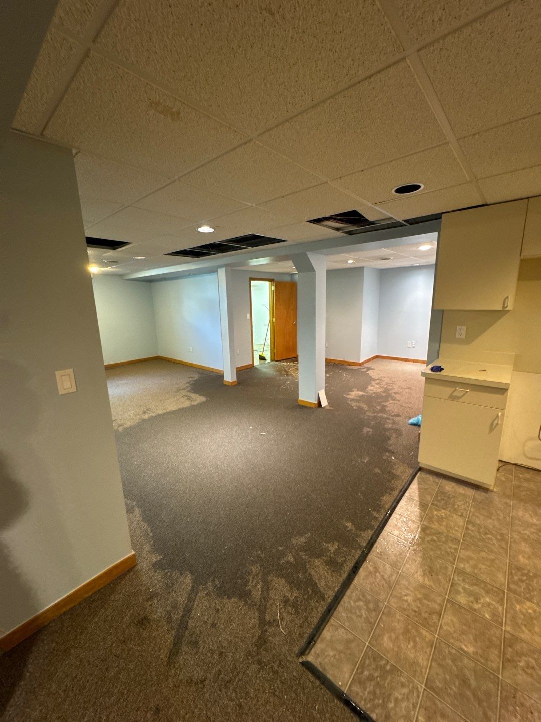 Project in West Bloomfield by EzDry Water Mitigation & Property Restoration