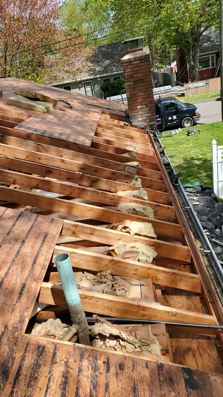 Residential Roofing Installation using Owens Corning Duration Slatestone Gray by A Plus Exterior