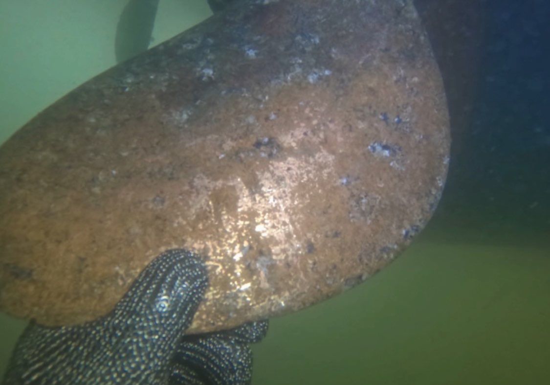 Project in Fort Myers Beach by Florida Hull Cleaning 