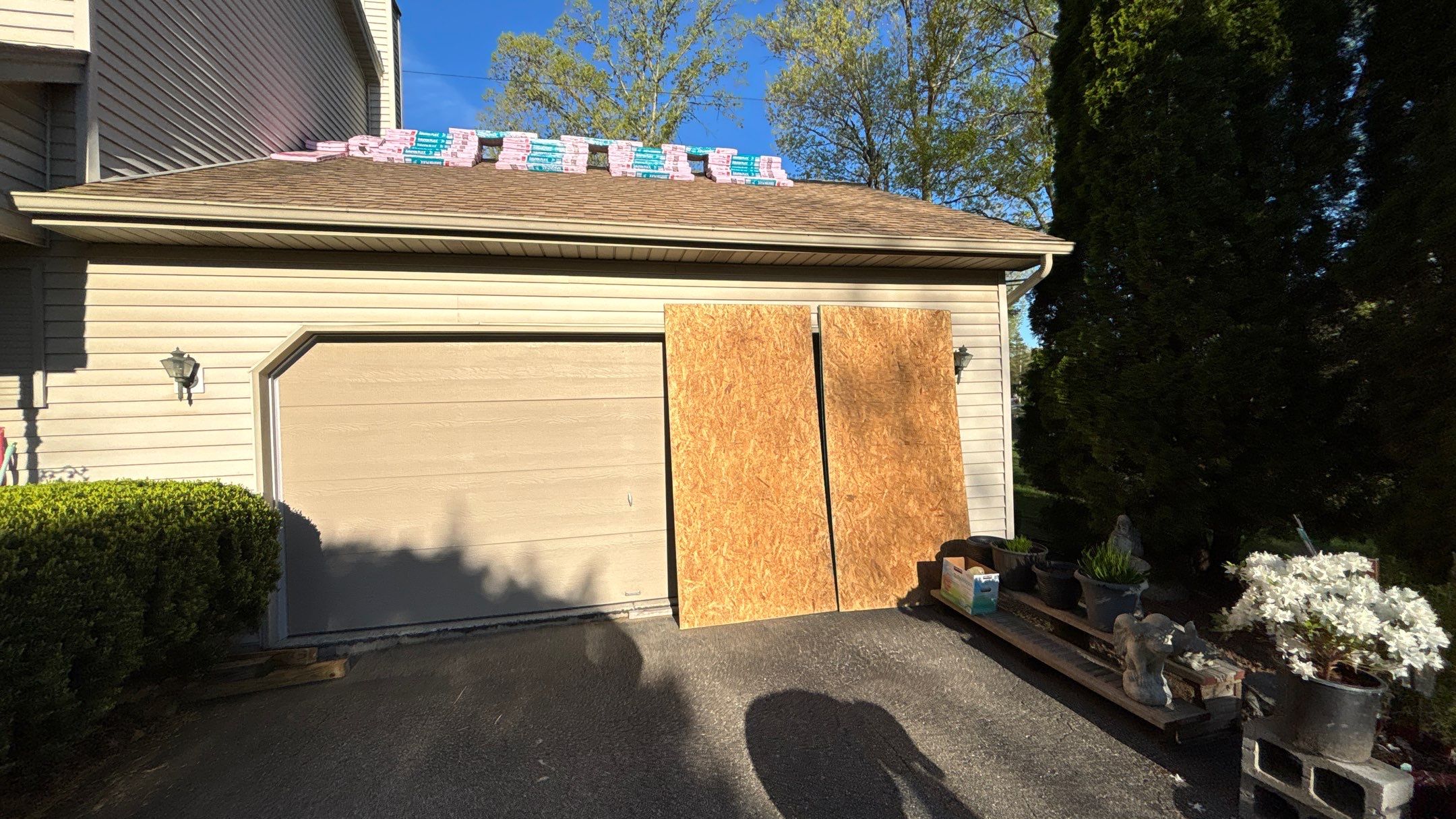 Roof Replacement using Owens Corning Sand Dune by 180 Contractors