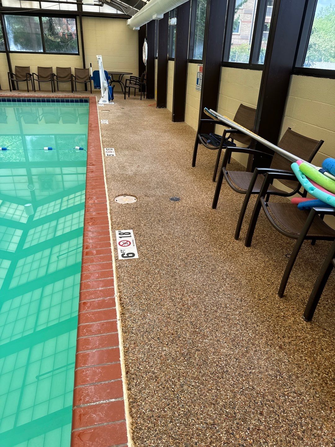 Hotel Pool Deck Project in Independence by Floors in a Day, Inc
