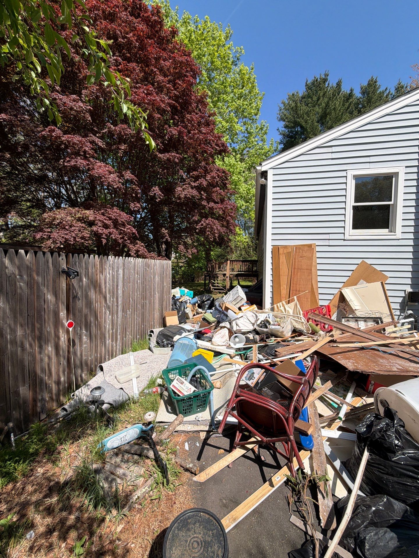 Full Property Cleanout at a Split-Level Home in Montville, CT by Diamond Image LLC