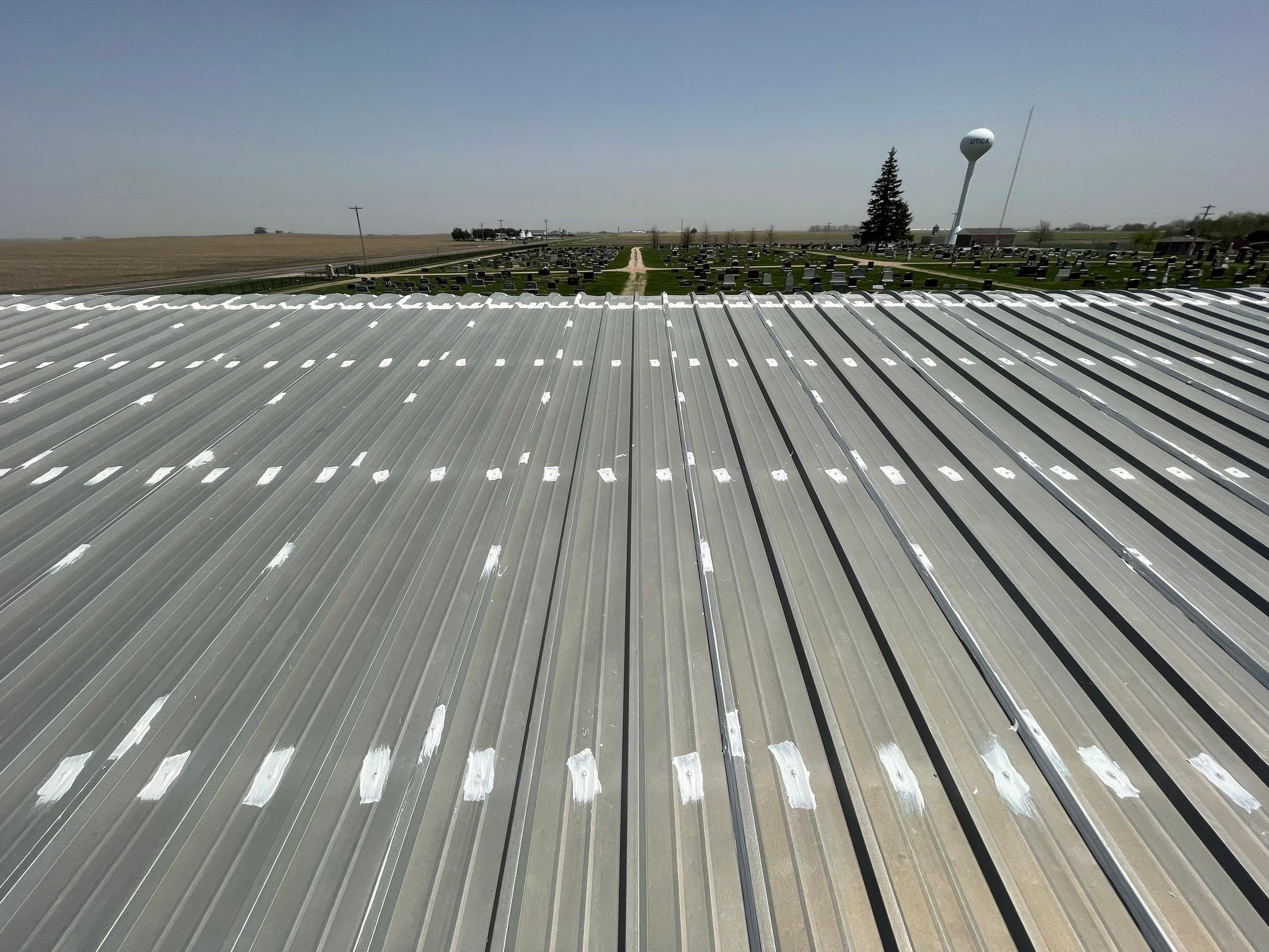 Metal Roof Restoration - Utica, NE by Tillotson Enterprises