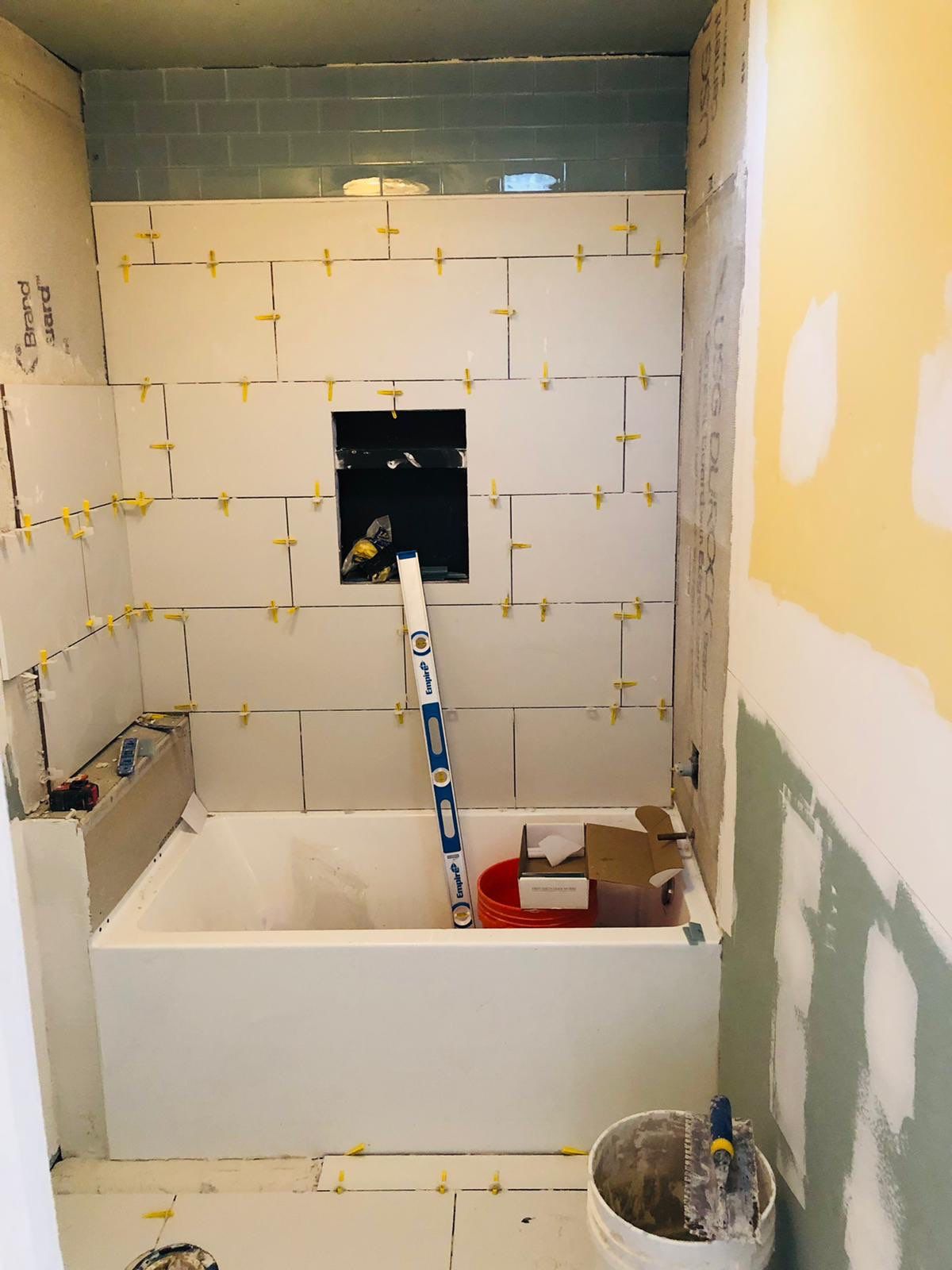 Bathroom Remodel using Tile by Home Concepts Construction