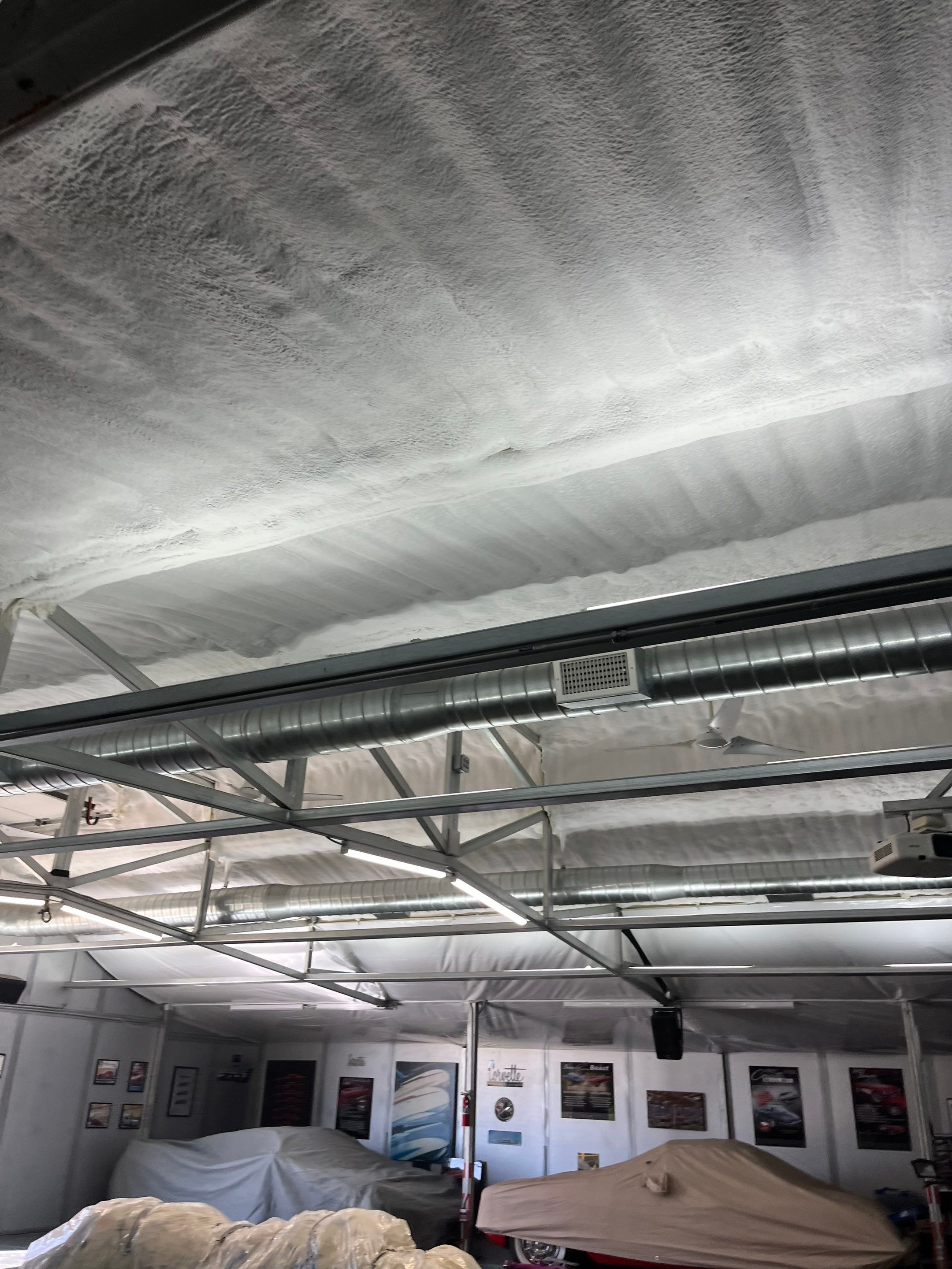 Sunnyvale Tx, Close cell spray foam custom garage  by Apex Insulation Solutions