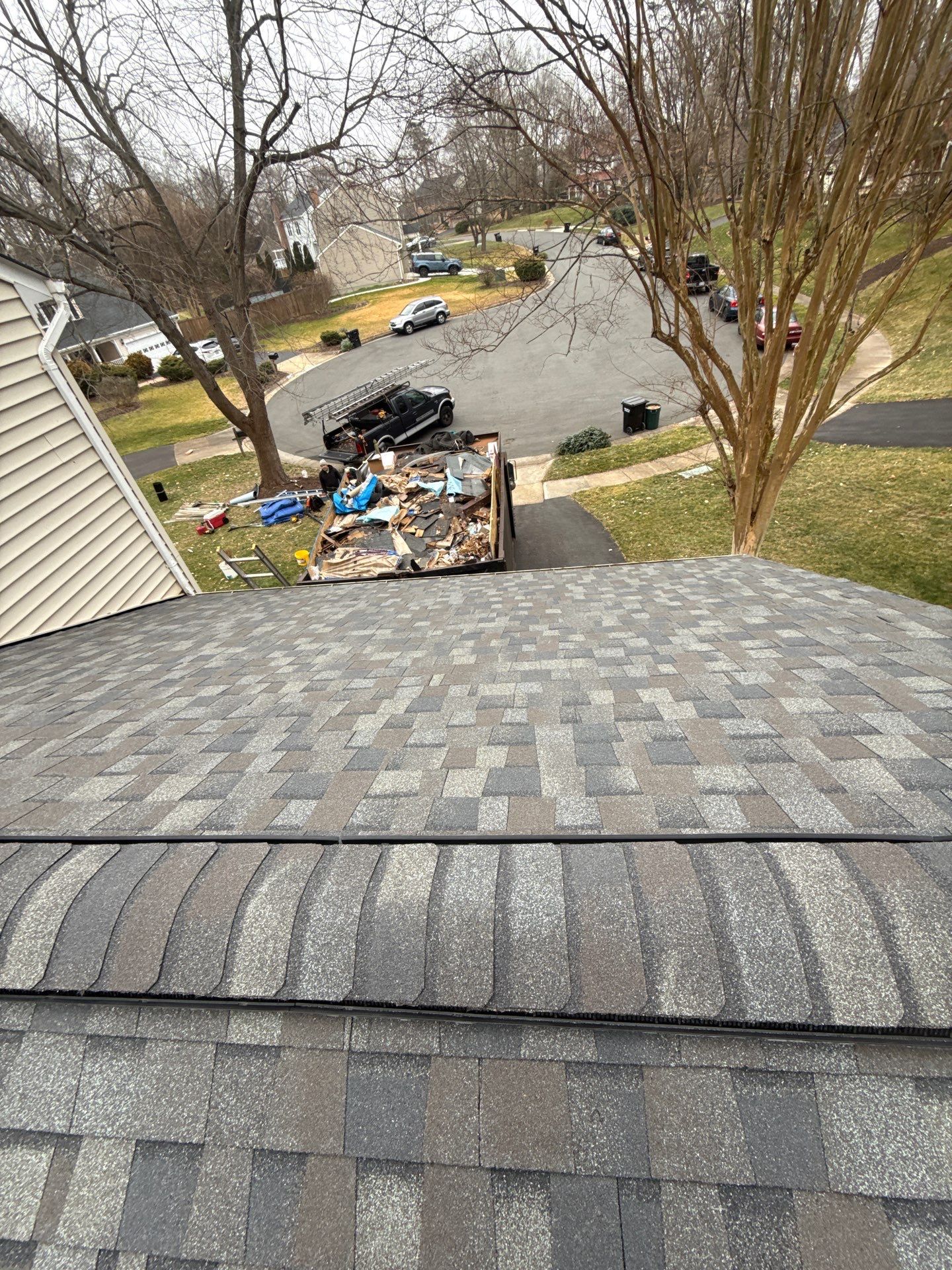 Fairfax Station :Residential Roof Replacement with CertainTeed Landmark Pro in Max Def Drift Wood  by RM Banning, Inc.
