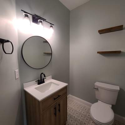 Stunning Powder Bath Makeover
