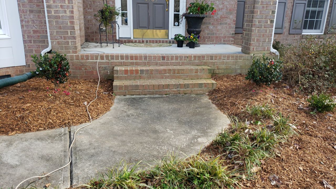 Driveway Clean using cleaner by G&H Home Tech Pros LLC