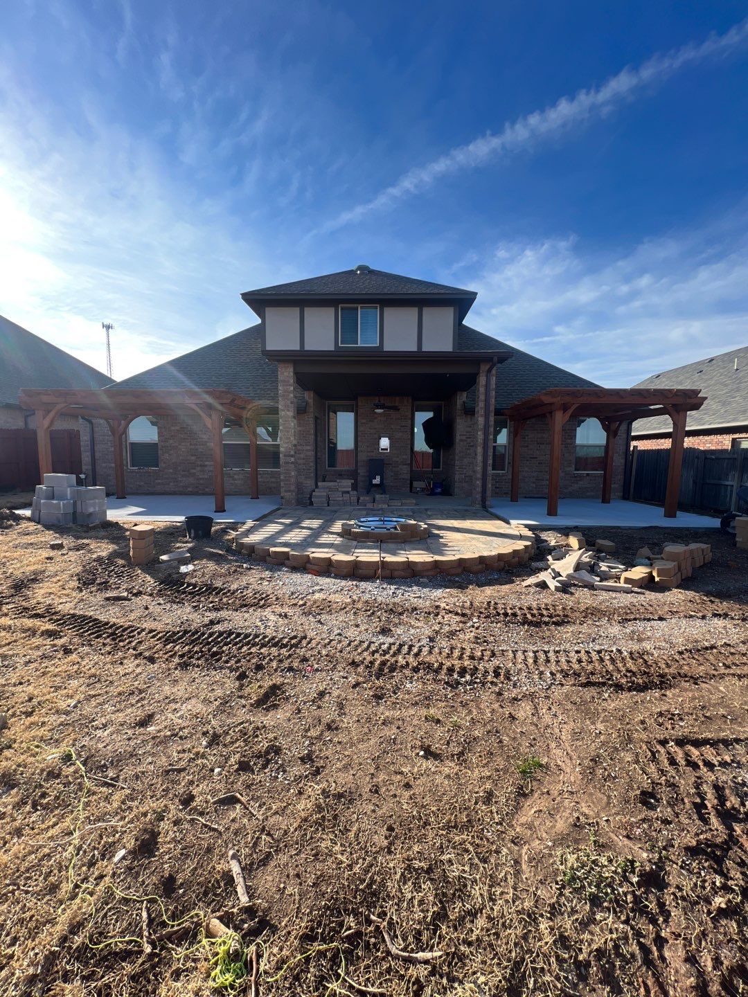 Outdoor kitchen by Clays Services Inc