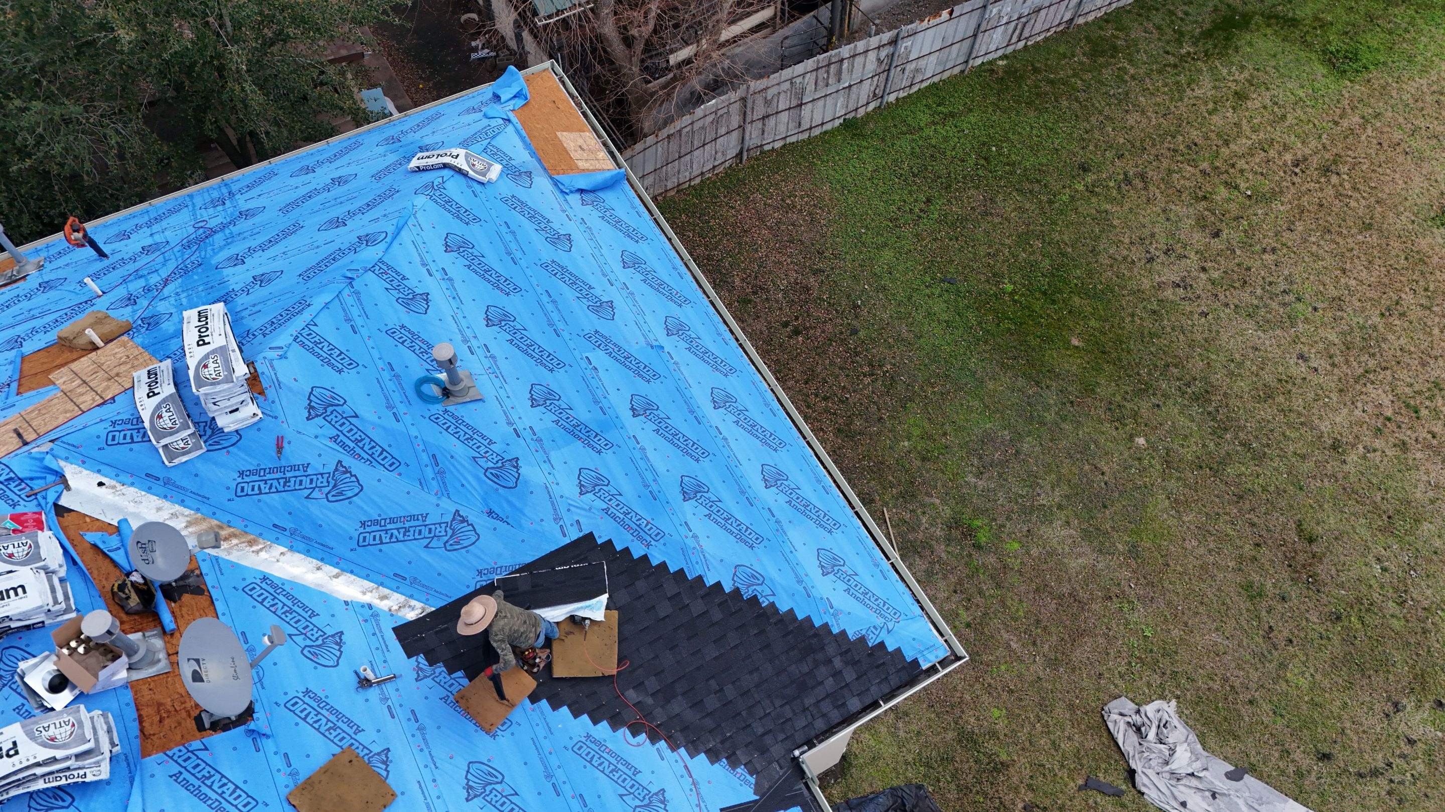 Storm-Damaged Roof Rebuilt, Deck Repairs Included — Houston, TX by PL Roofing & SB Roofing, LLC.