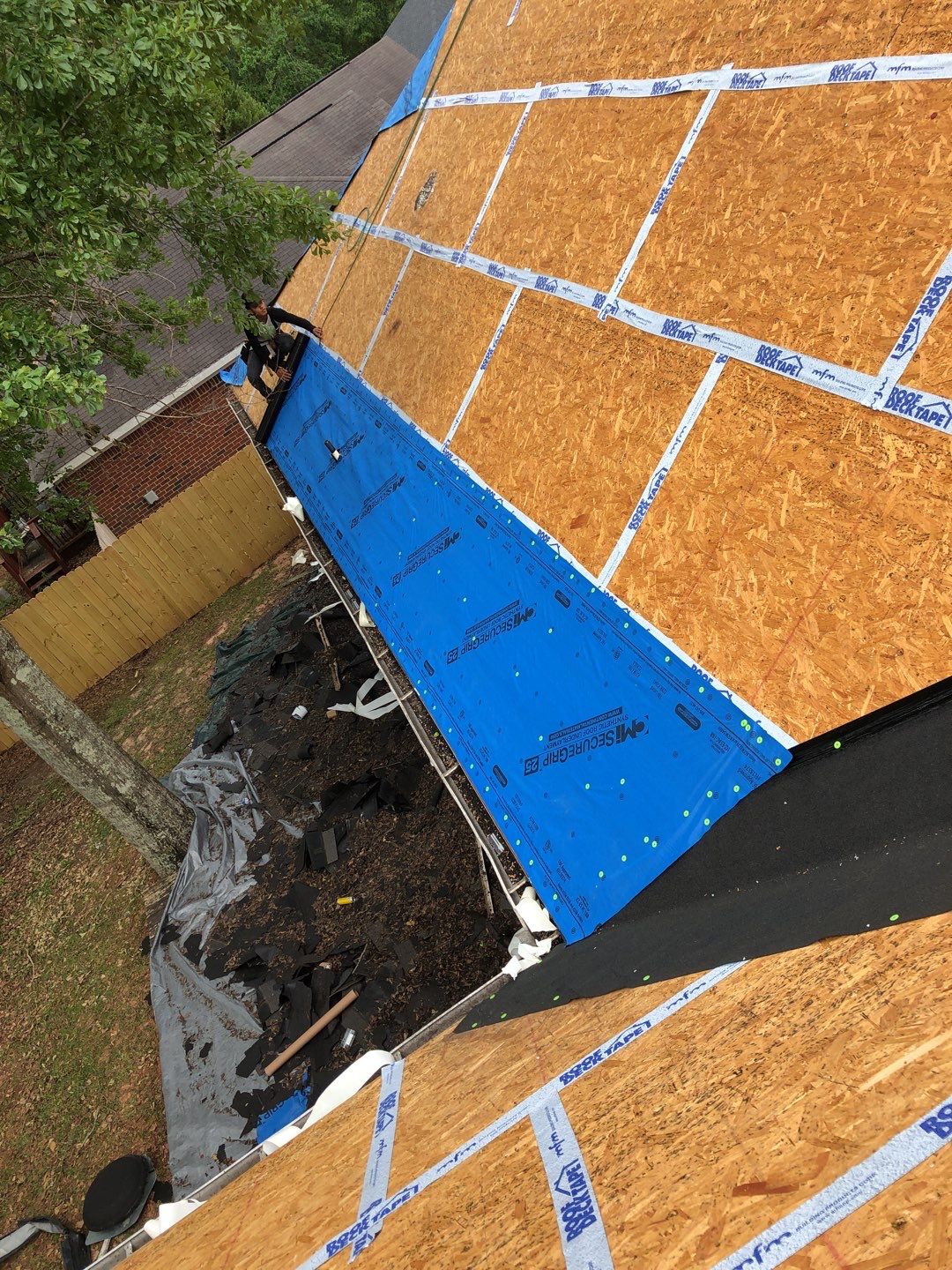 Residential Roofing Installation using Roof Replacement by American Roofing & Construction LLC