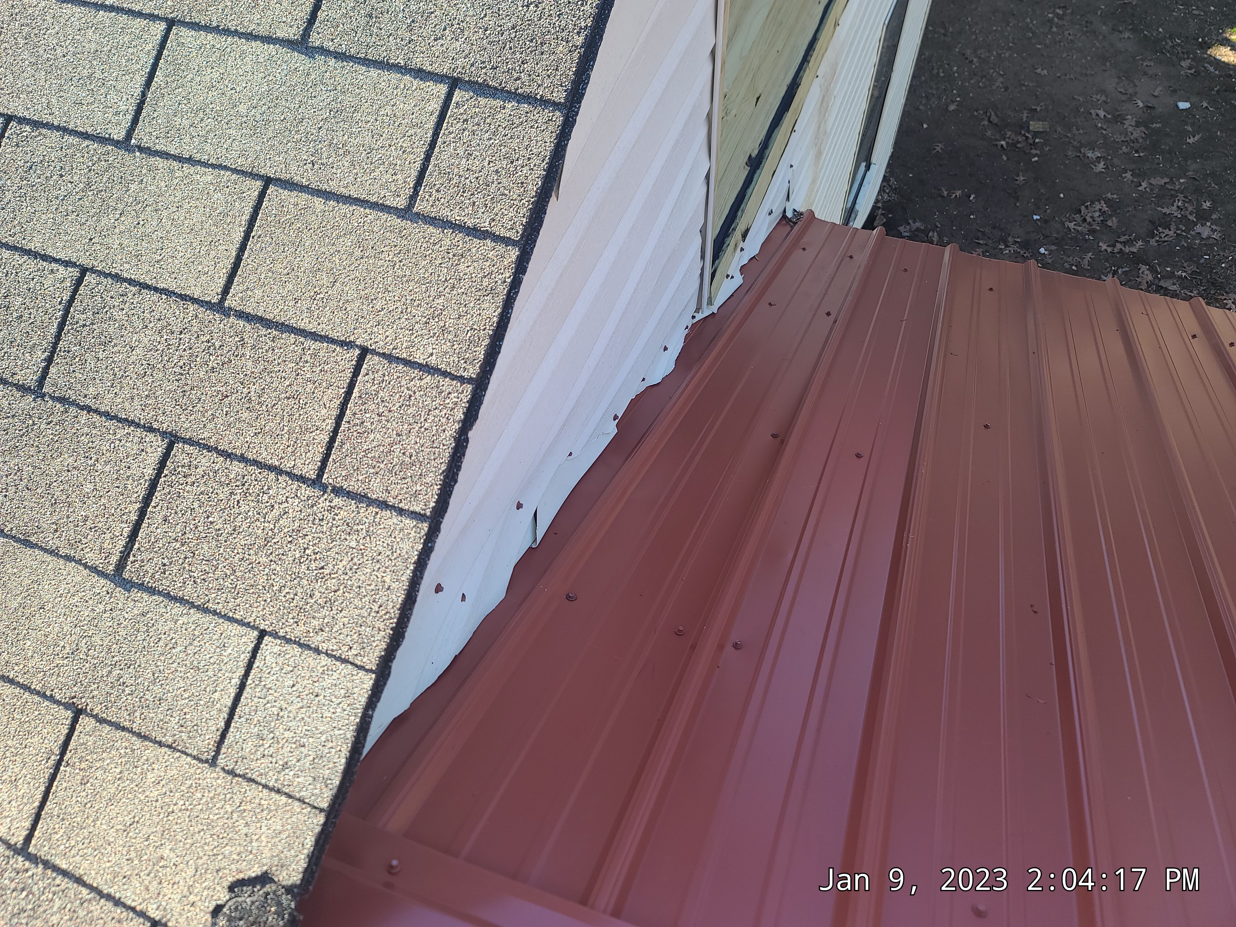 Residential Roofing Installation using 29 gauge metal by Hostetler Roofing
