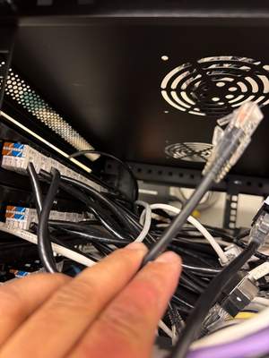 Structured cabling installation by CimaSolutions