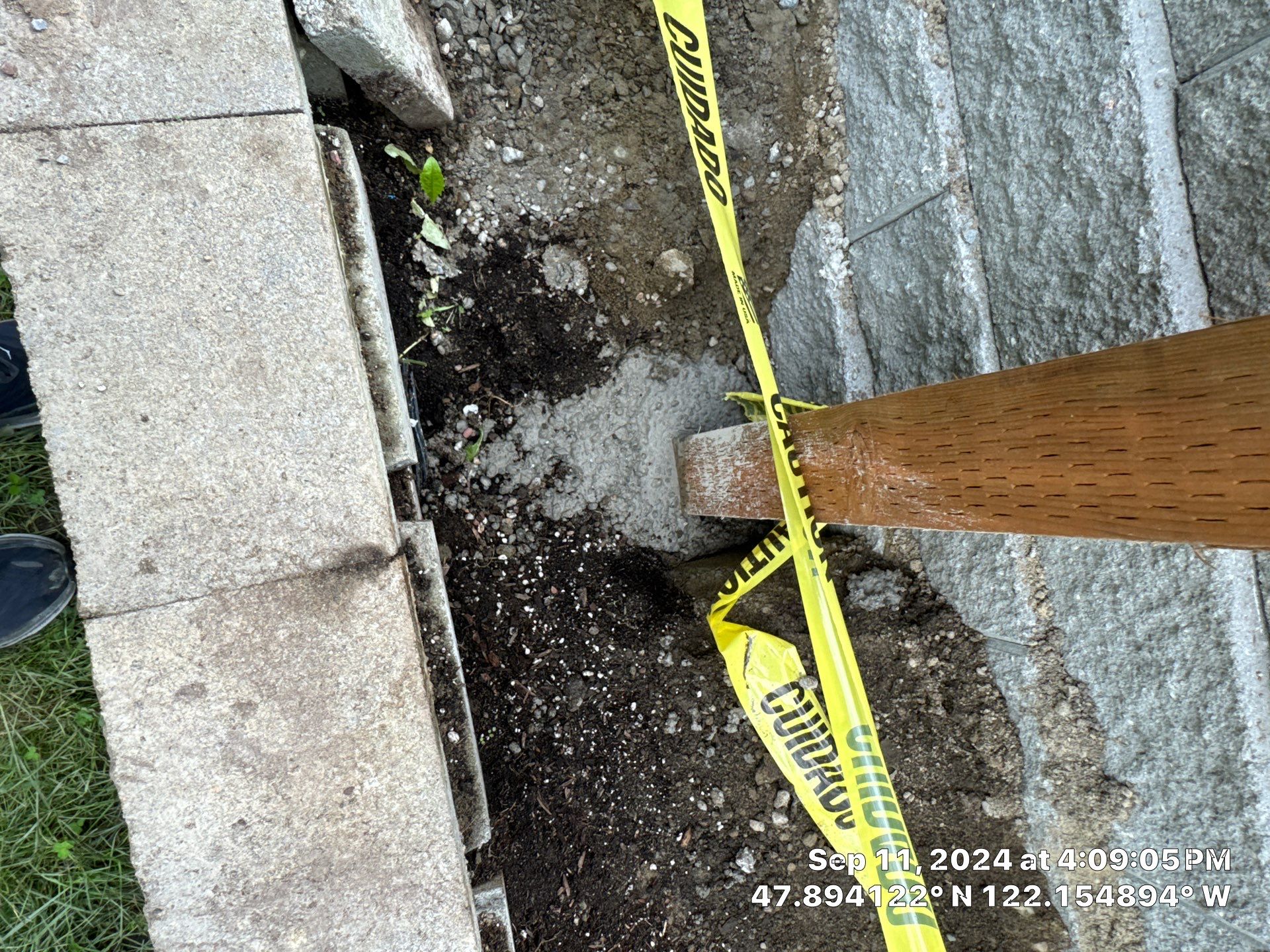 Jireh Outdoor Projects | Concrete Stair Repair and Retaining Wall by Jireh Asphalt & Concrete Inc 