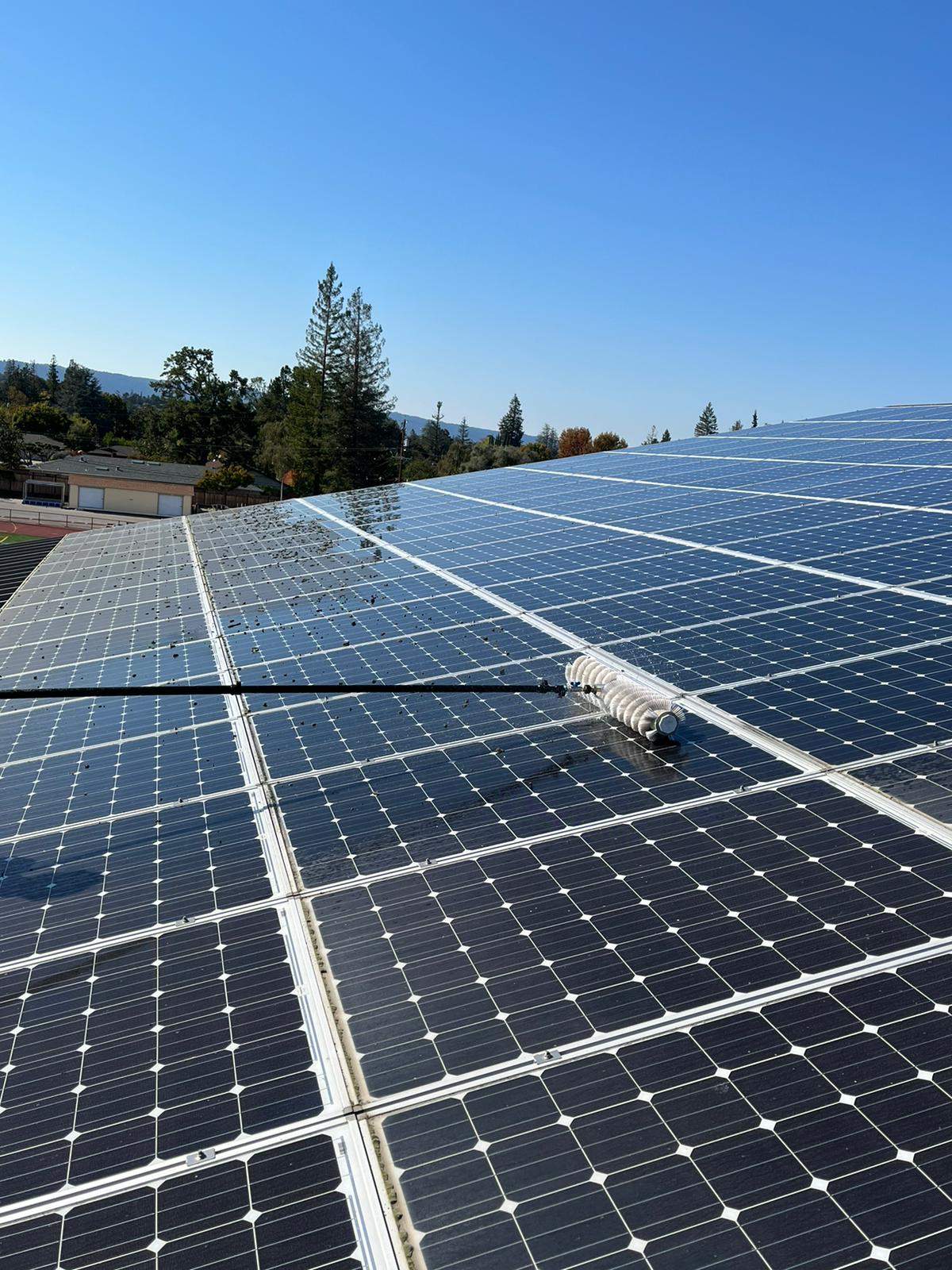 Los Alots Commercial Solar Panel Cleaning by All One Solar Shine