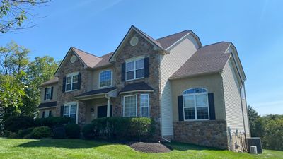 Roofing Installation using CertainTeed Landmark - Burnt Sienna