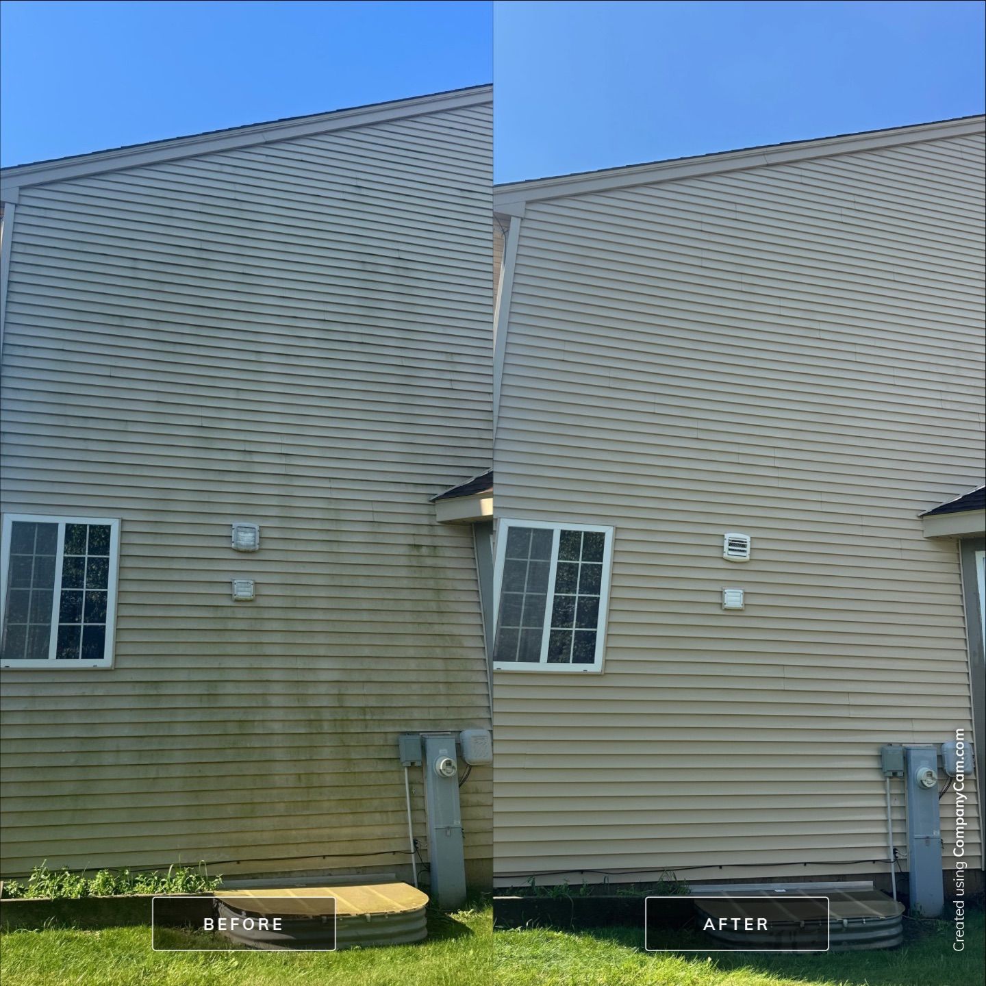 Project in Pingree Grove by Simmons Power & Soft Washing