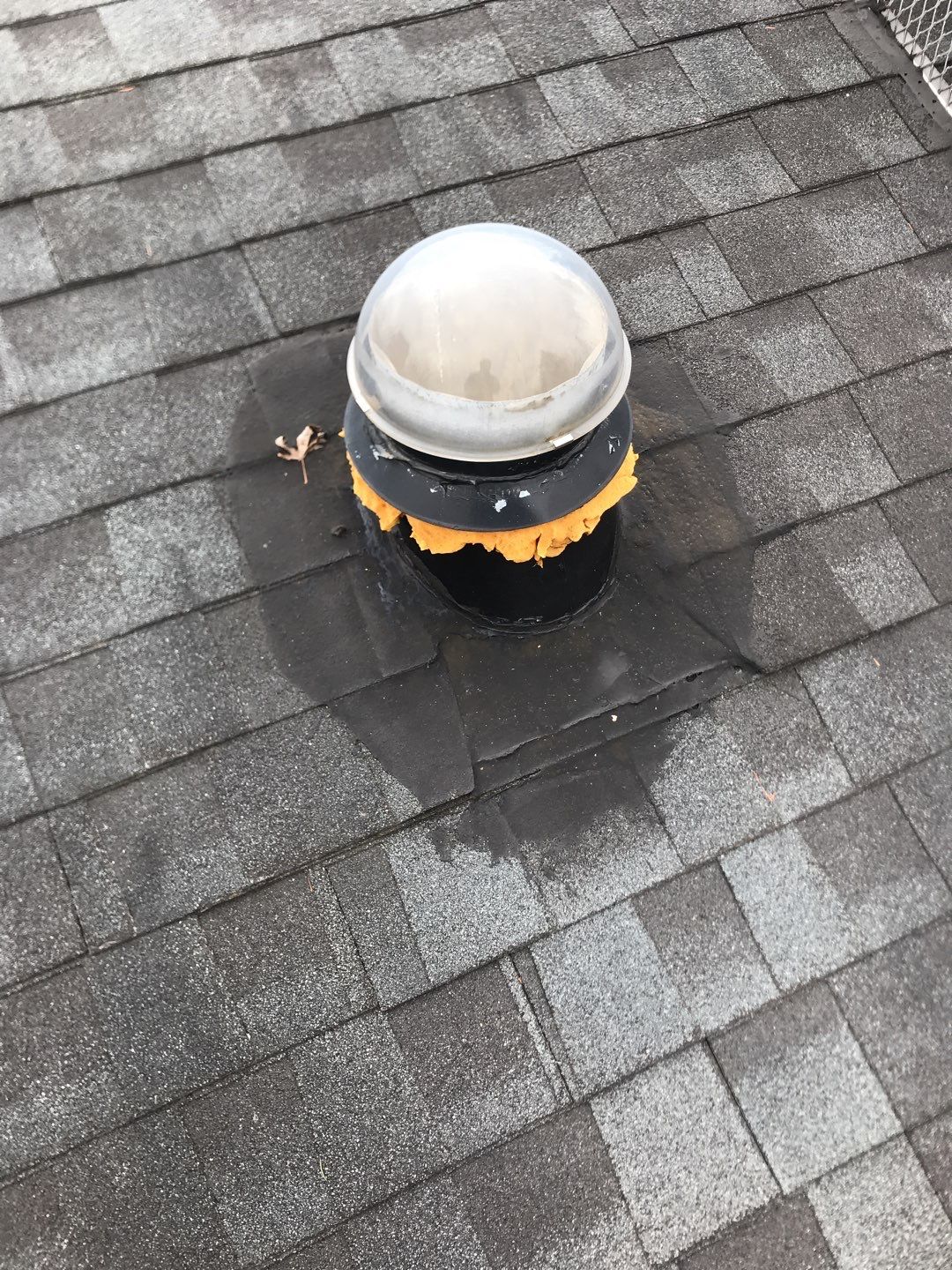 Metal chimney housing replacement by Pro Home Services Inc