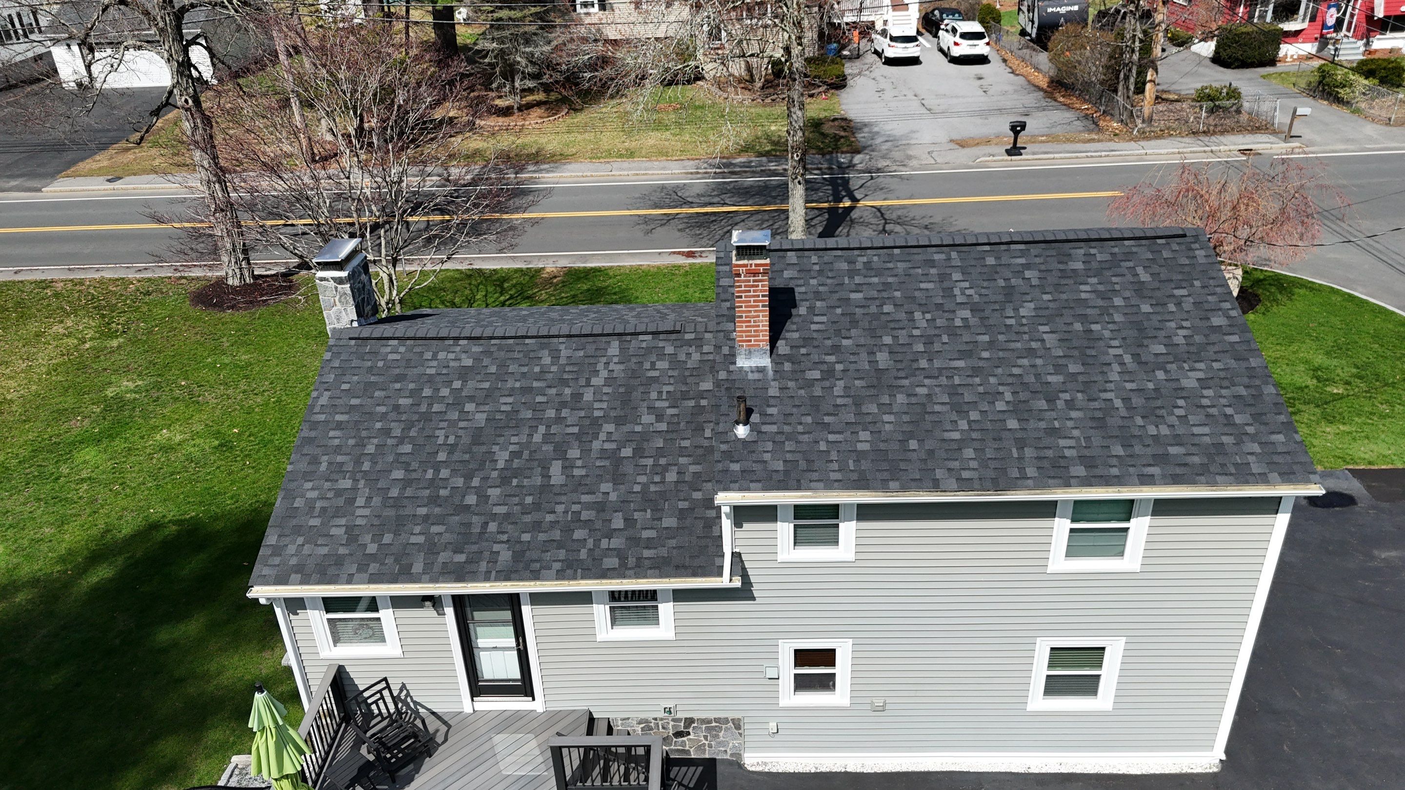 Roof Replacement + Metal Valleys + Snow Belt + Skylights — Carlisle, MA by Mighty Dog Roofing of Greater Middlesex County