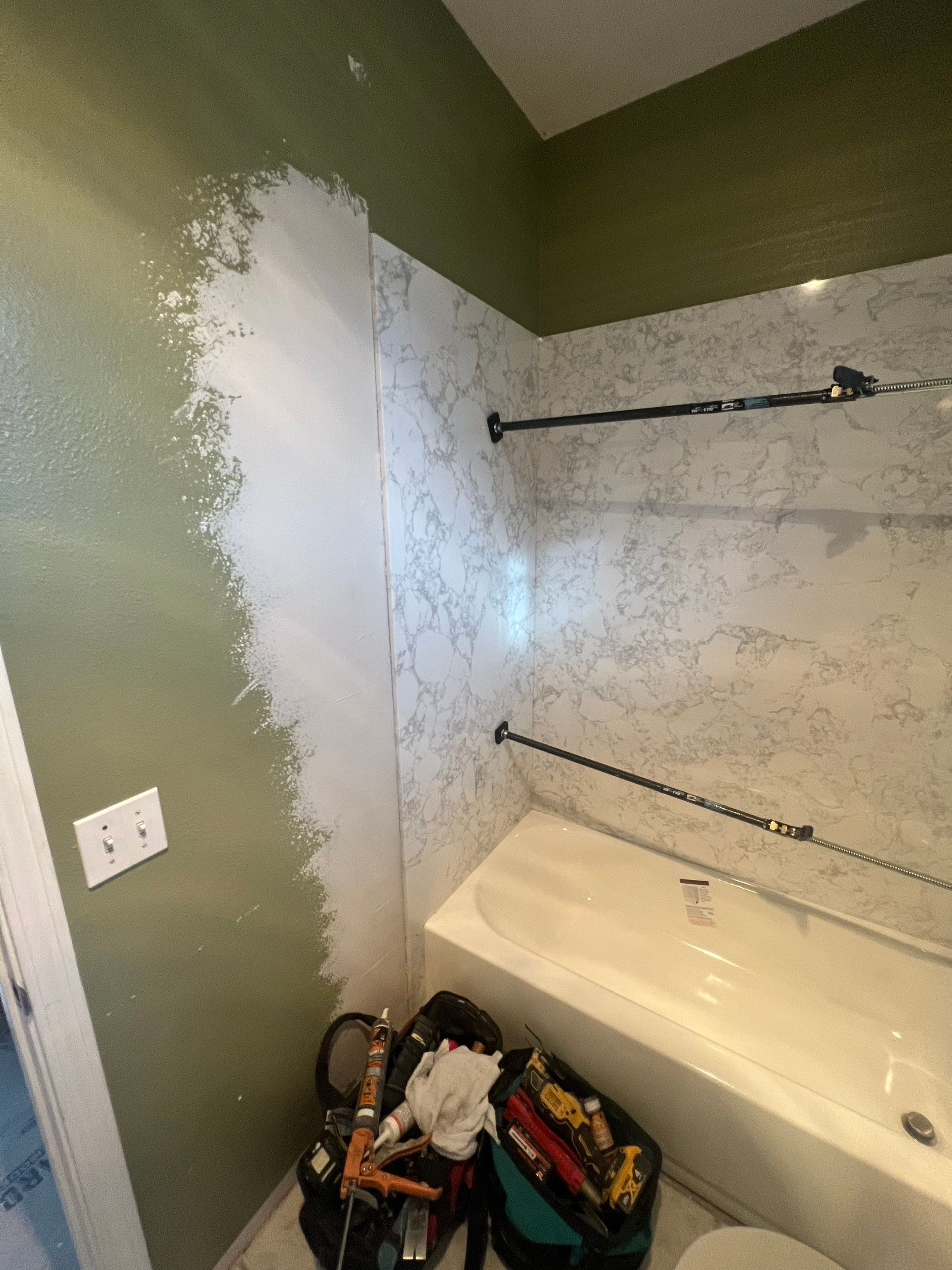 Tub and Shower Remodel by Anza Builders, Inc.
