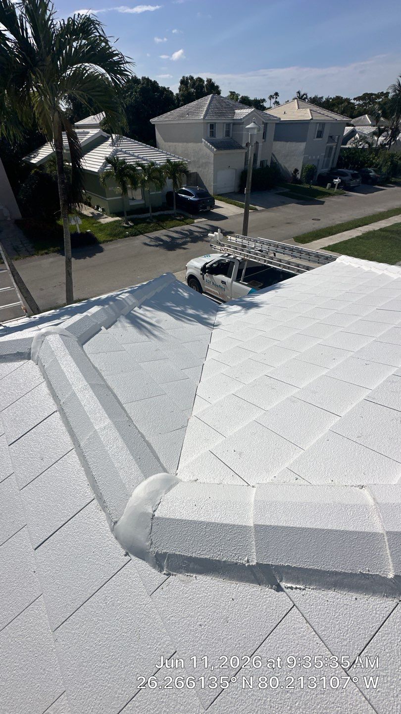Residential Tile Roof Replacement and Fascia Repair in Margate by AJF ROOFING INC
