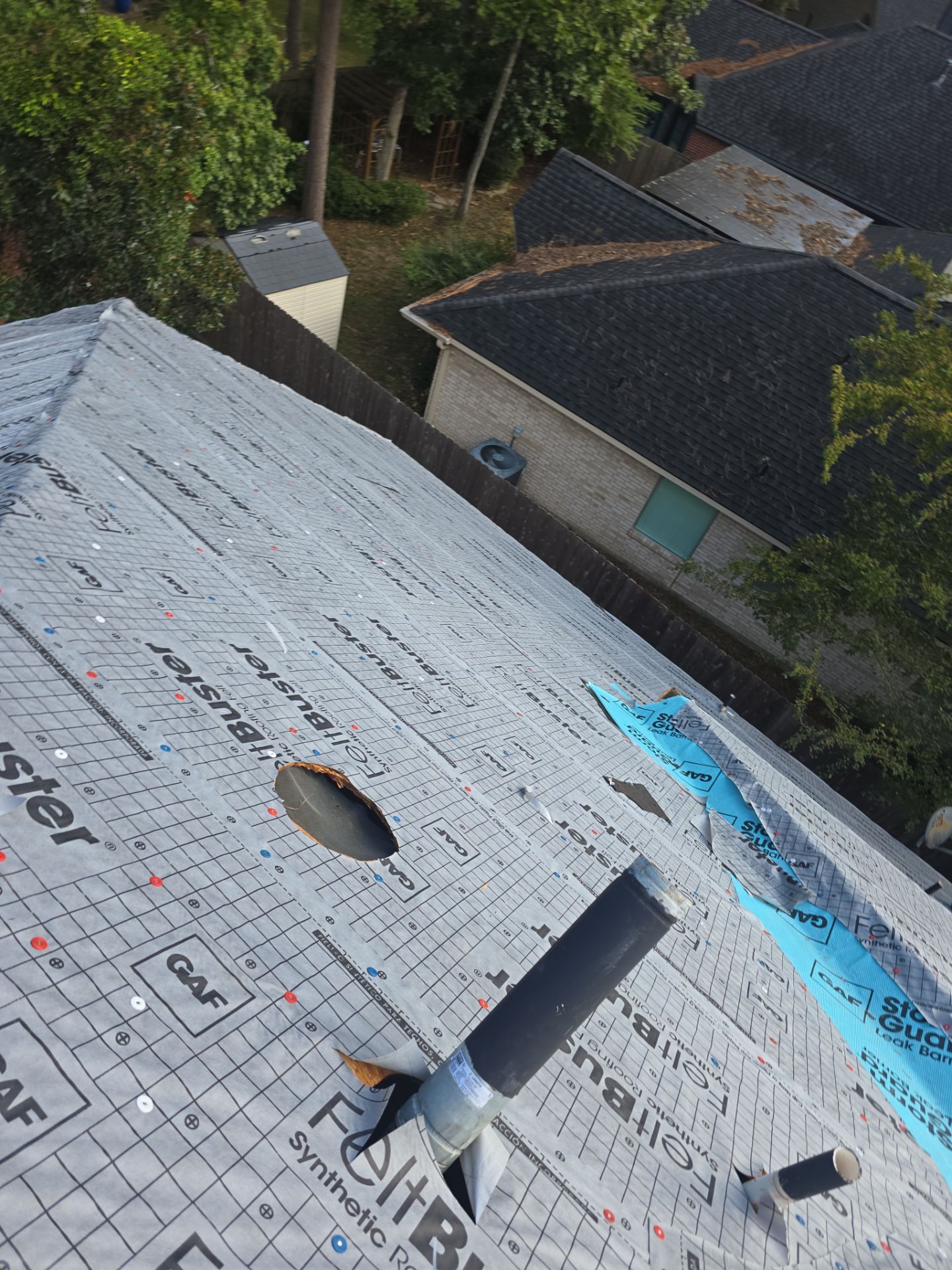 Roof Replacement in The Woodlands TX by Roof Repair Company