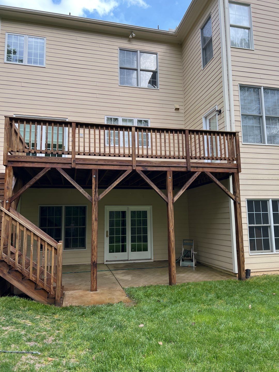 Weathered Deck using Wood Sealant by DuraSeal