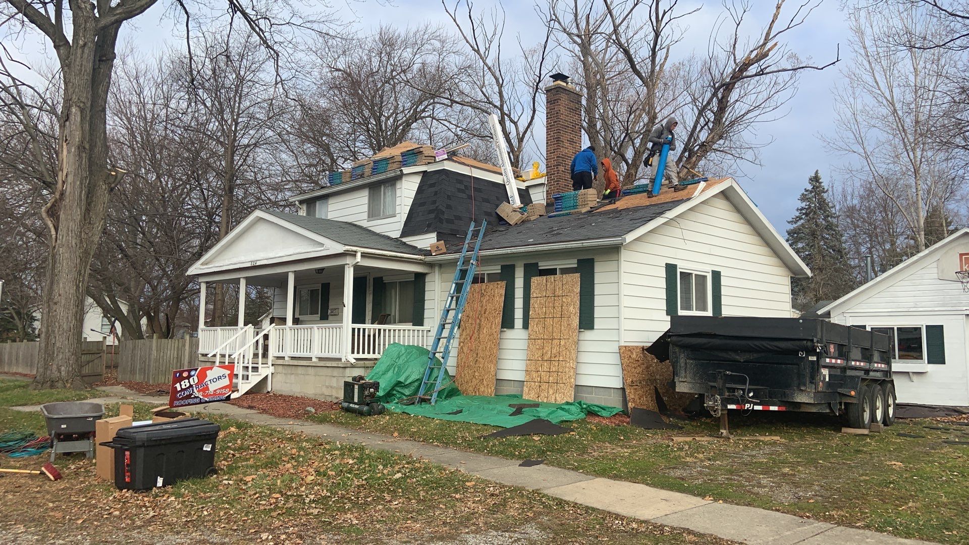 Roof Replacement using CertainTeed Landmark by 180 Contractors