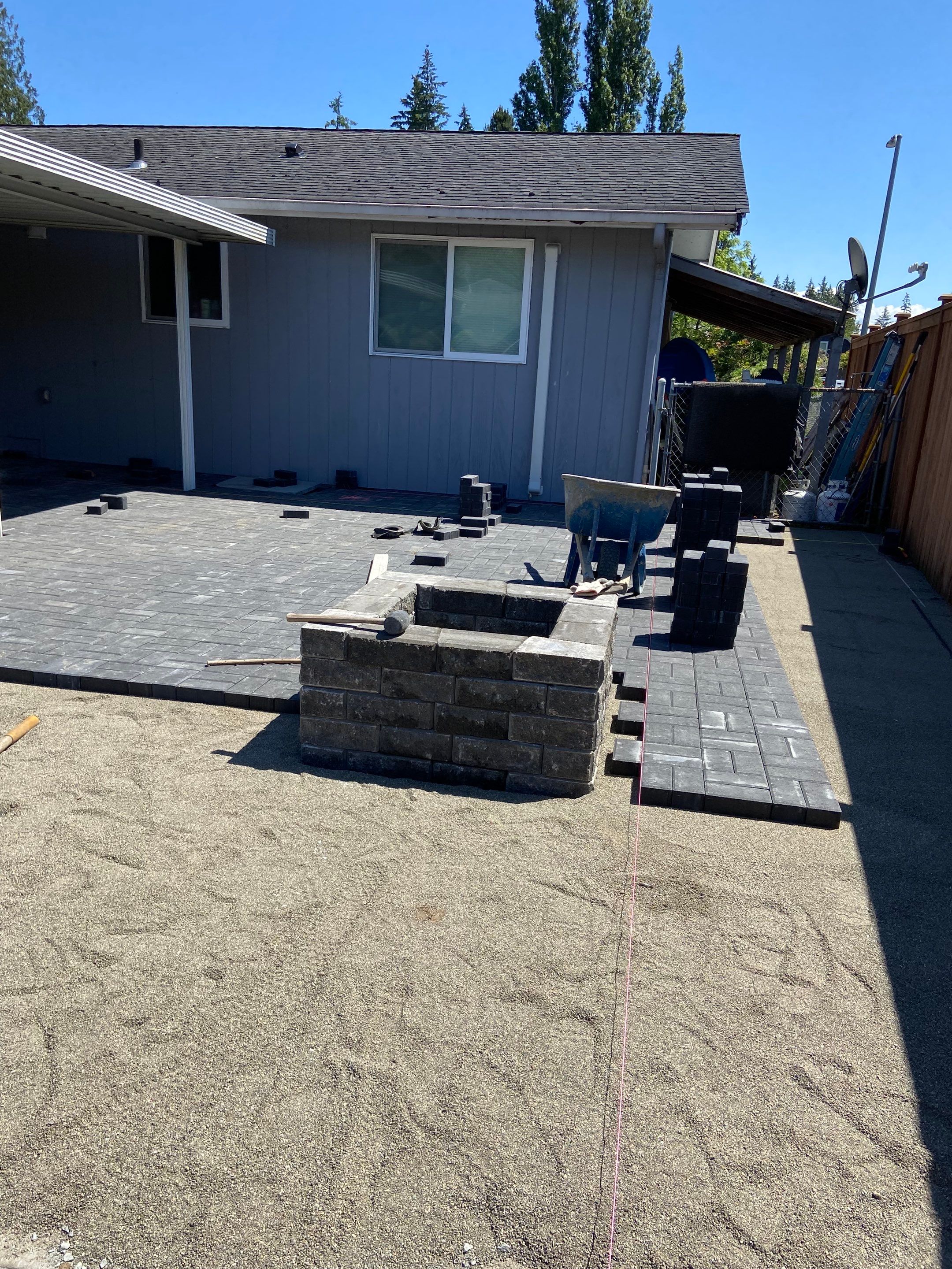 Connie G. Pavers Patio and Gravel Driveway by Jireh Asphalt & Concrete Inc 