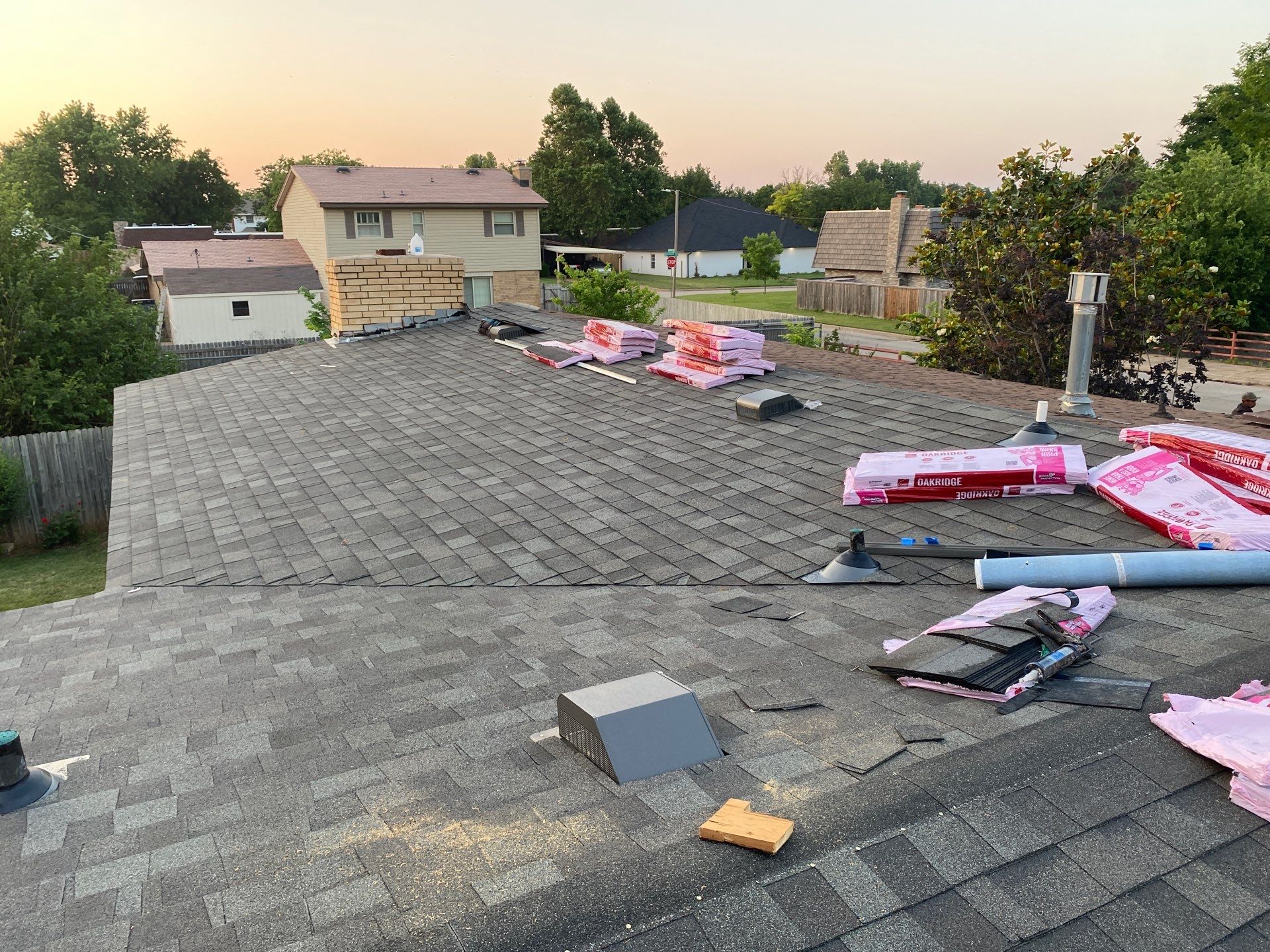 Project in Oklahoma City by Z Construction & Roofing, LLC