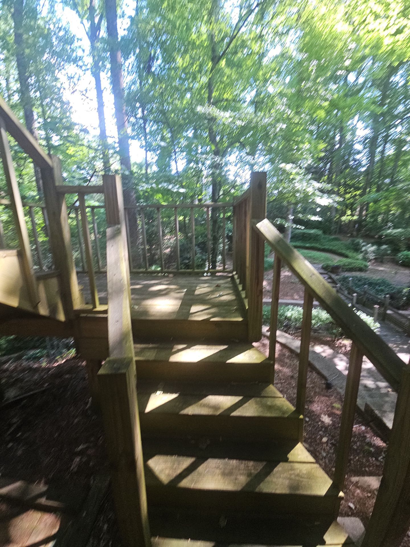 Pressure Treated Pine Deck Build in East Cobb by Nelson Exteriors