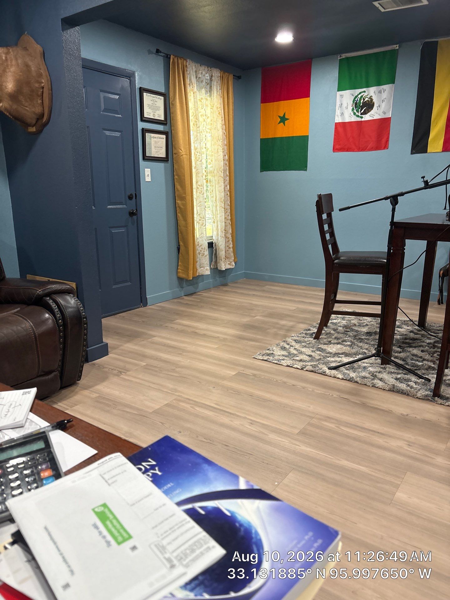 Professional Home Office and Podcast Studio Renovation in Campbell by CompanyCam Sales Demo