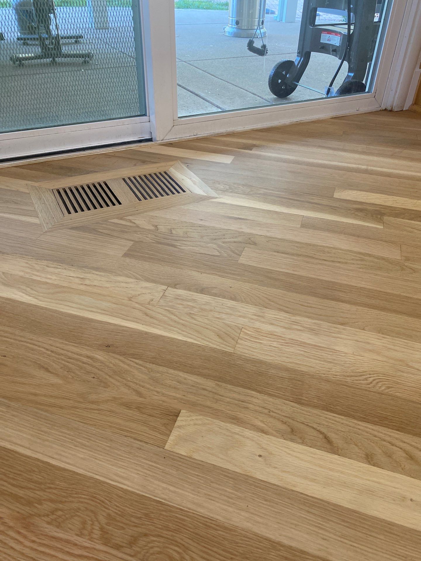 White Oak Installation and Refinish by Footprints Floors South Sacramento