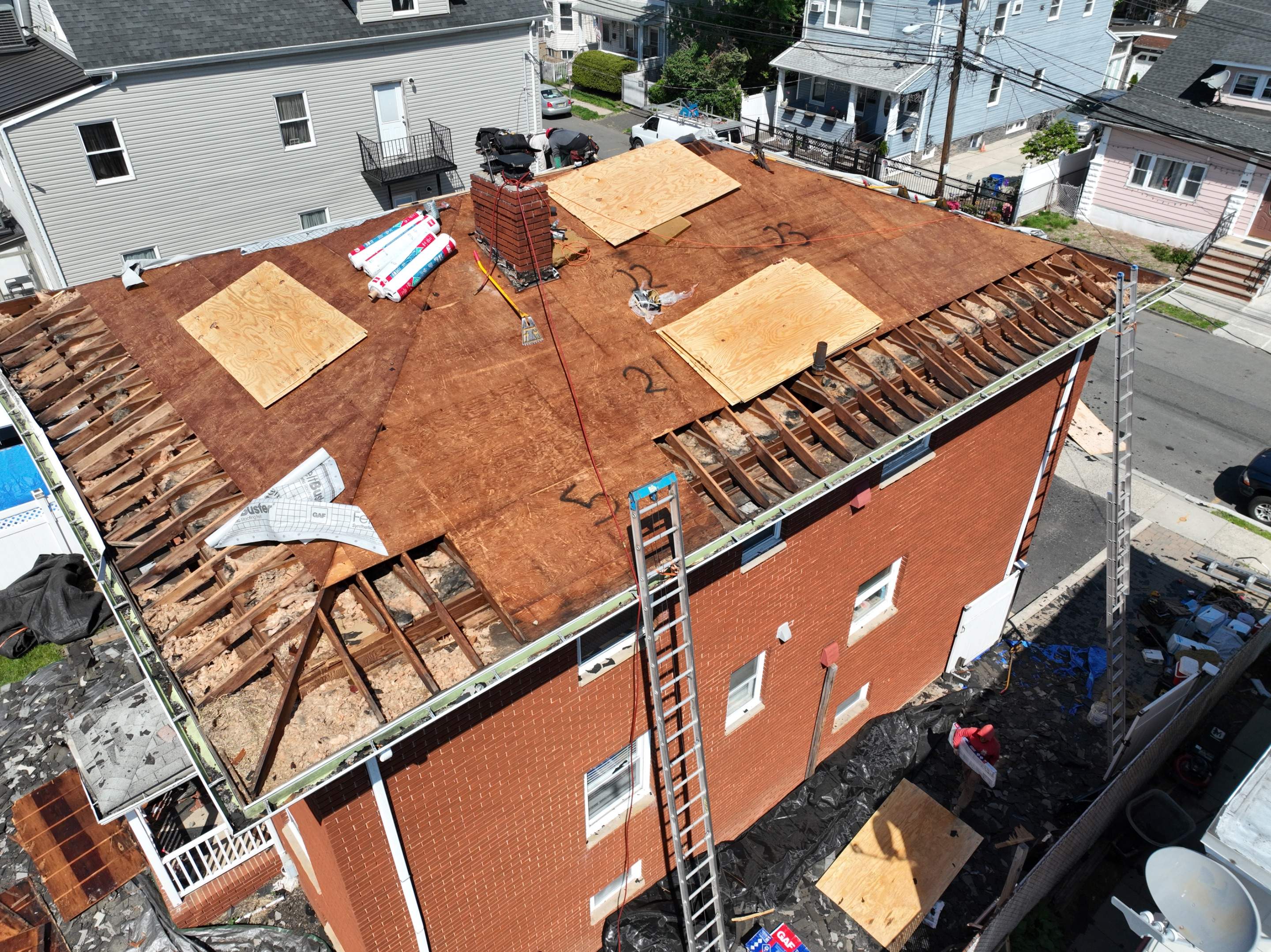 Full Residential Roof Replacement and Decking Installation in Elizabeth by REVIXPRO 