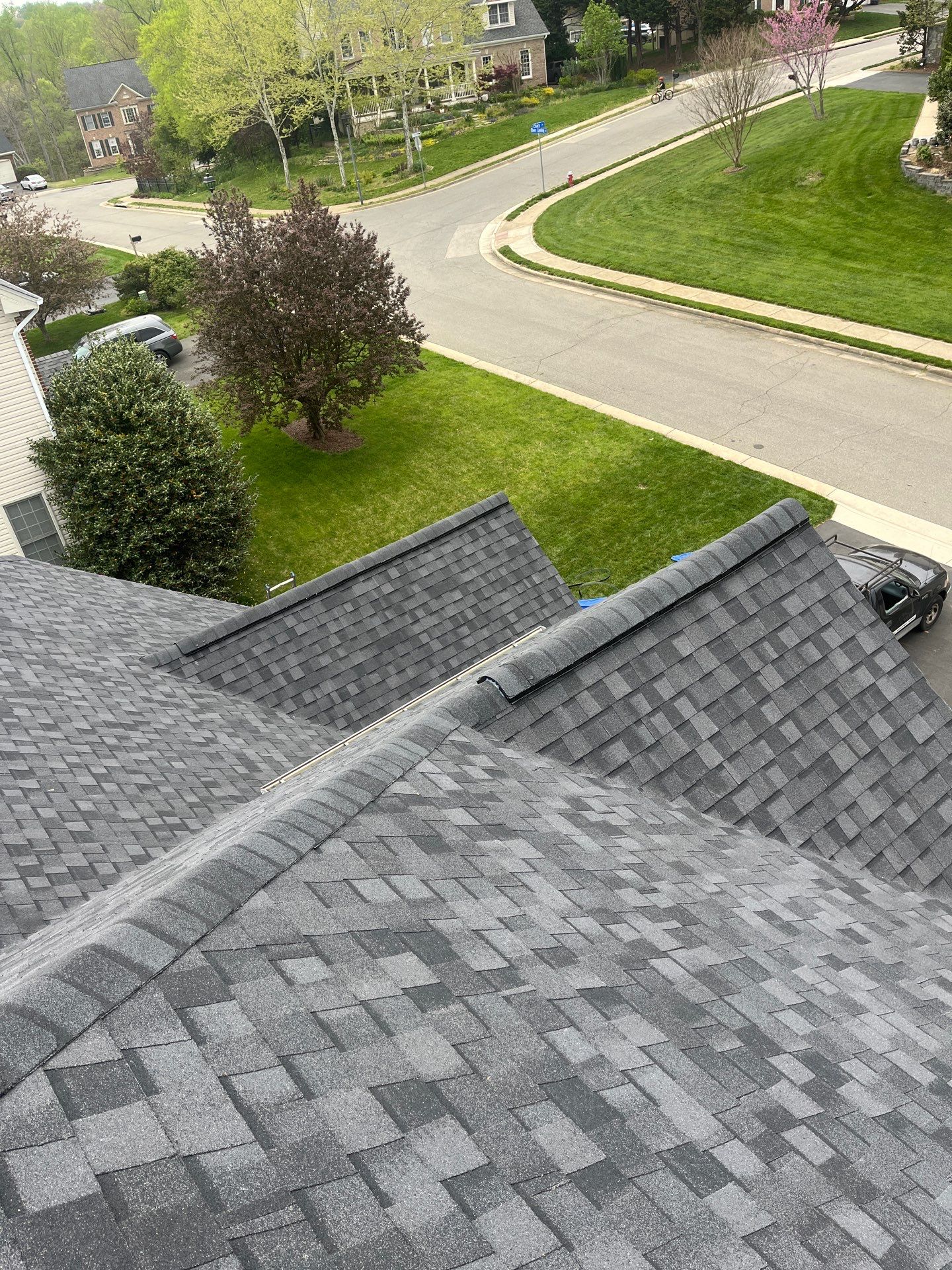 Springfield: CertainTeed Landmark Pro Designer Shingles in Max Def Moire Black by RM Banning, Inc.